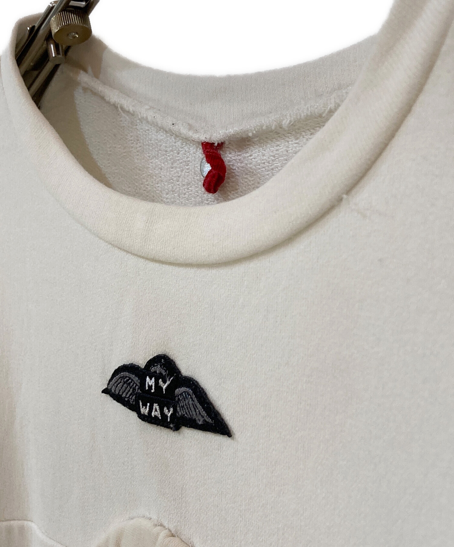 中古・古着通販】OAMC (オーエーエムシー) 刺繍スウェット ホワイト