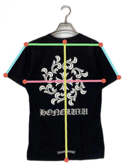 Chrome Hearts ホノルル限定Tシャツ XS／CHプラスバックプリント