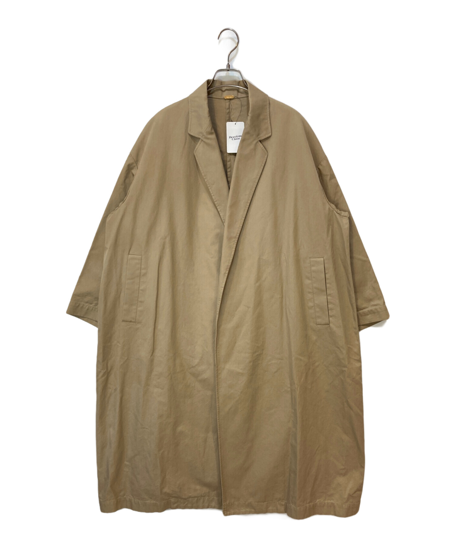 Deuxieme Classe FINXギャバオーバーコート ベージュ 【公式通販】