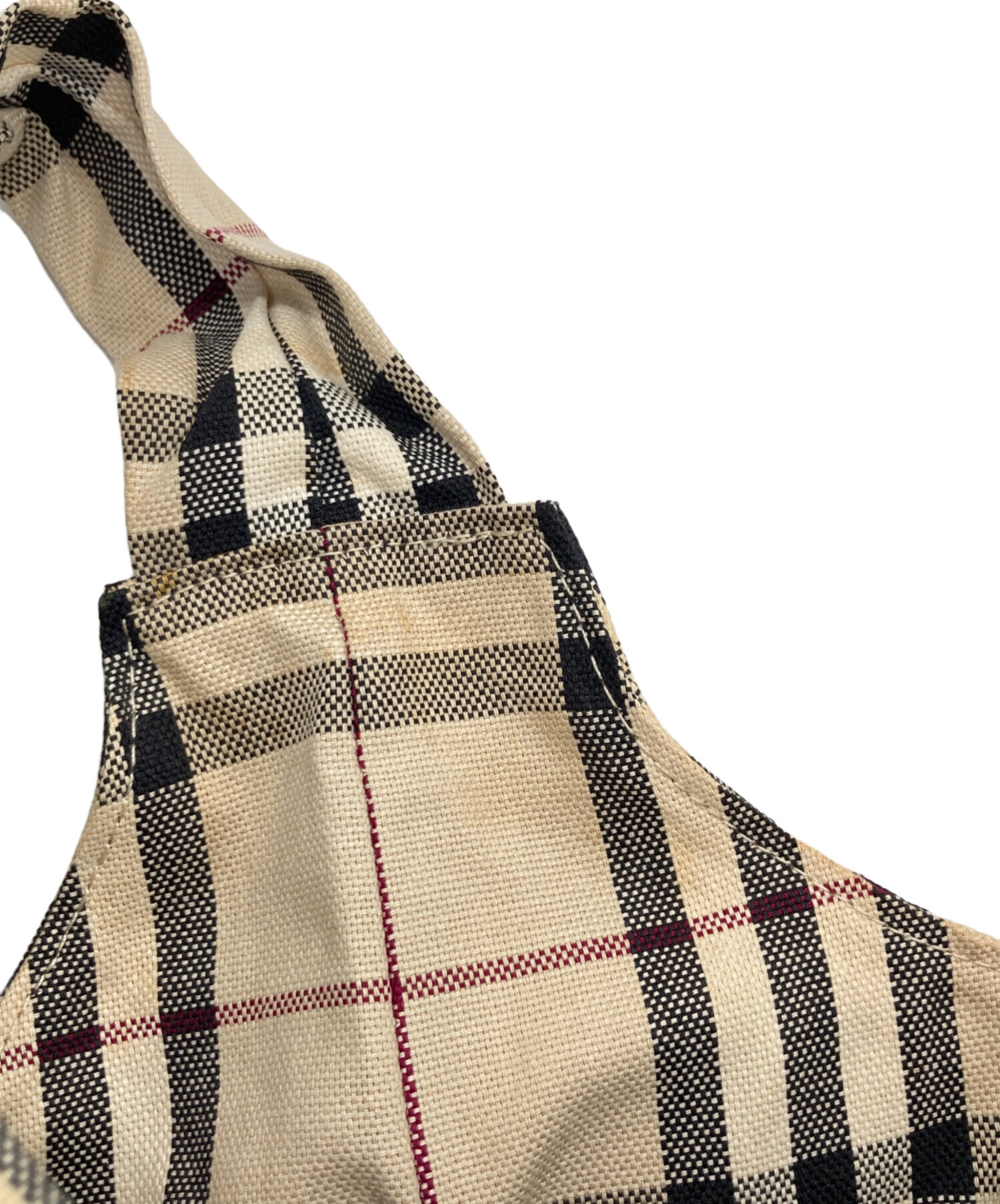 中古・古着通販】BURBERRY (バーバリー) ノバチェックバケツ型トート 
