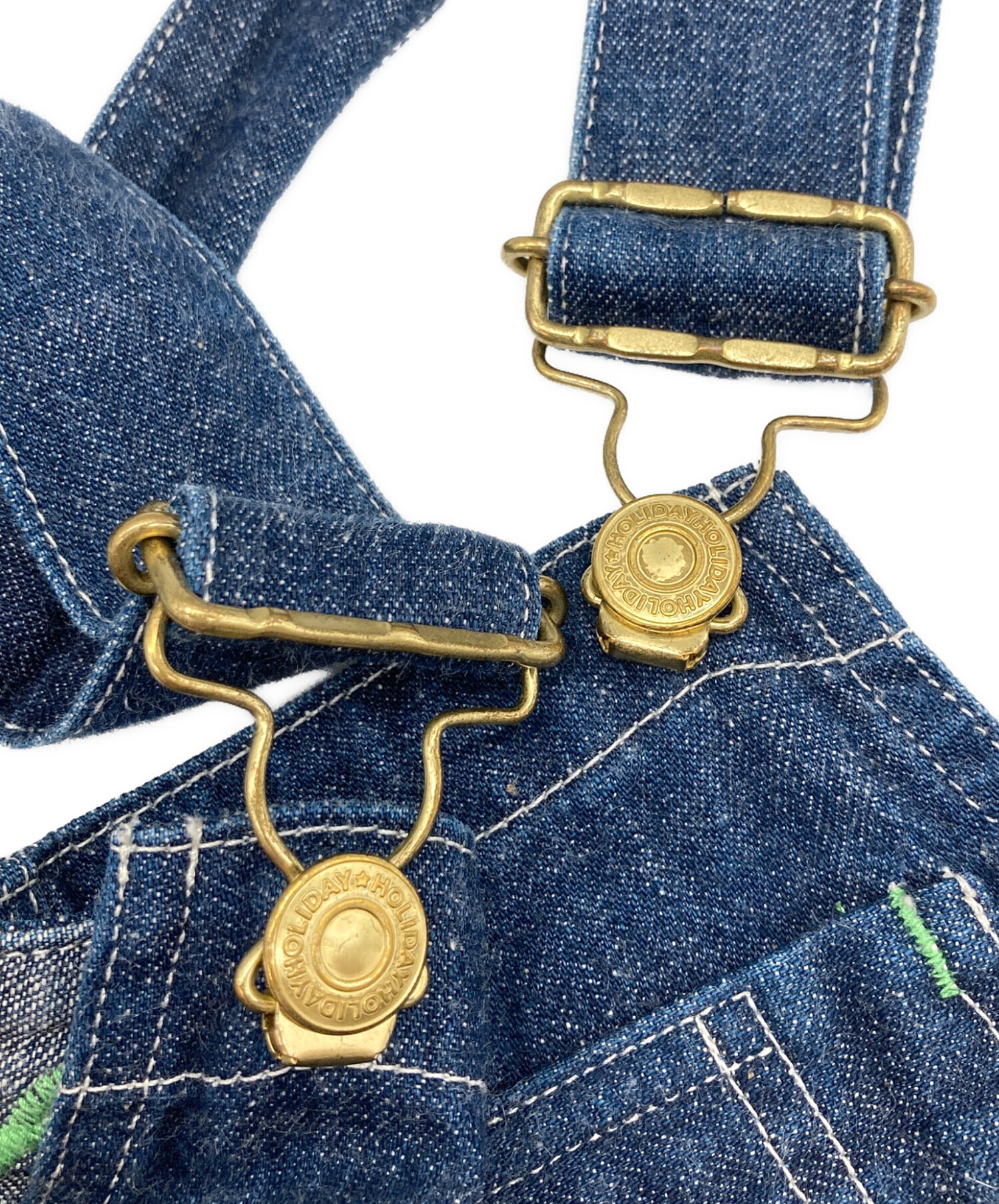 中古・古着通販】holiday (ホリデー) LOW-BACK DENIM OVER-ALL 