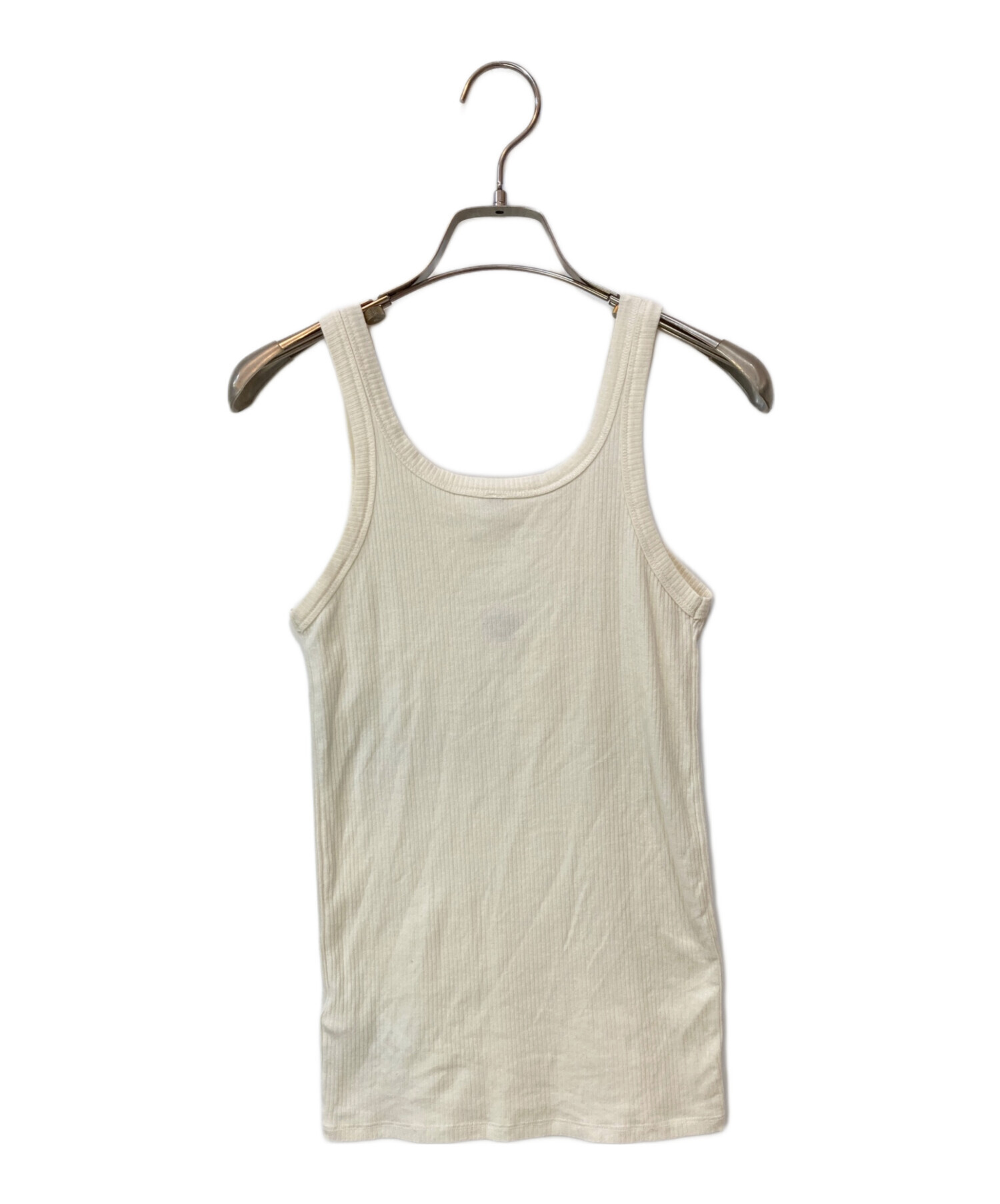 中古・古着通販】BASERANGE (ベースレンジ) HEART TANK ホワイト