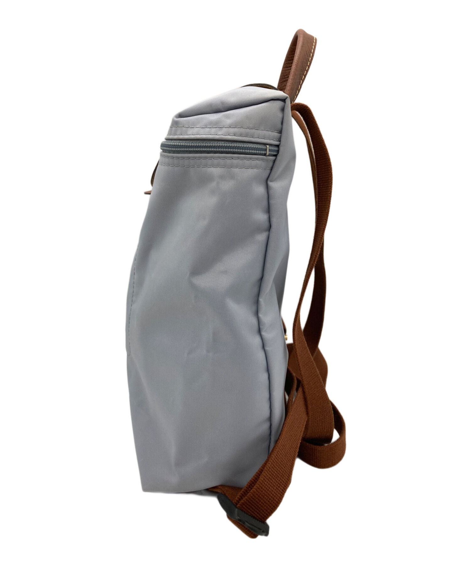 新品 LONGCHAMP ロンシャン ルプリアージュ リュック グレー 中古 