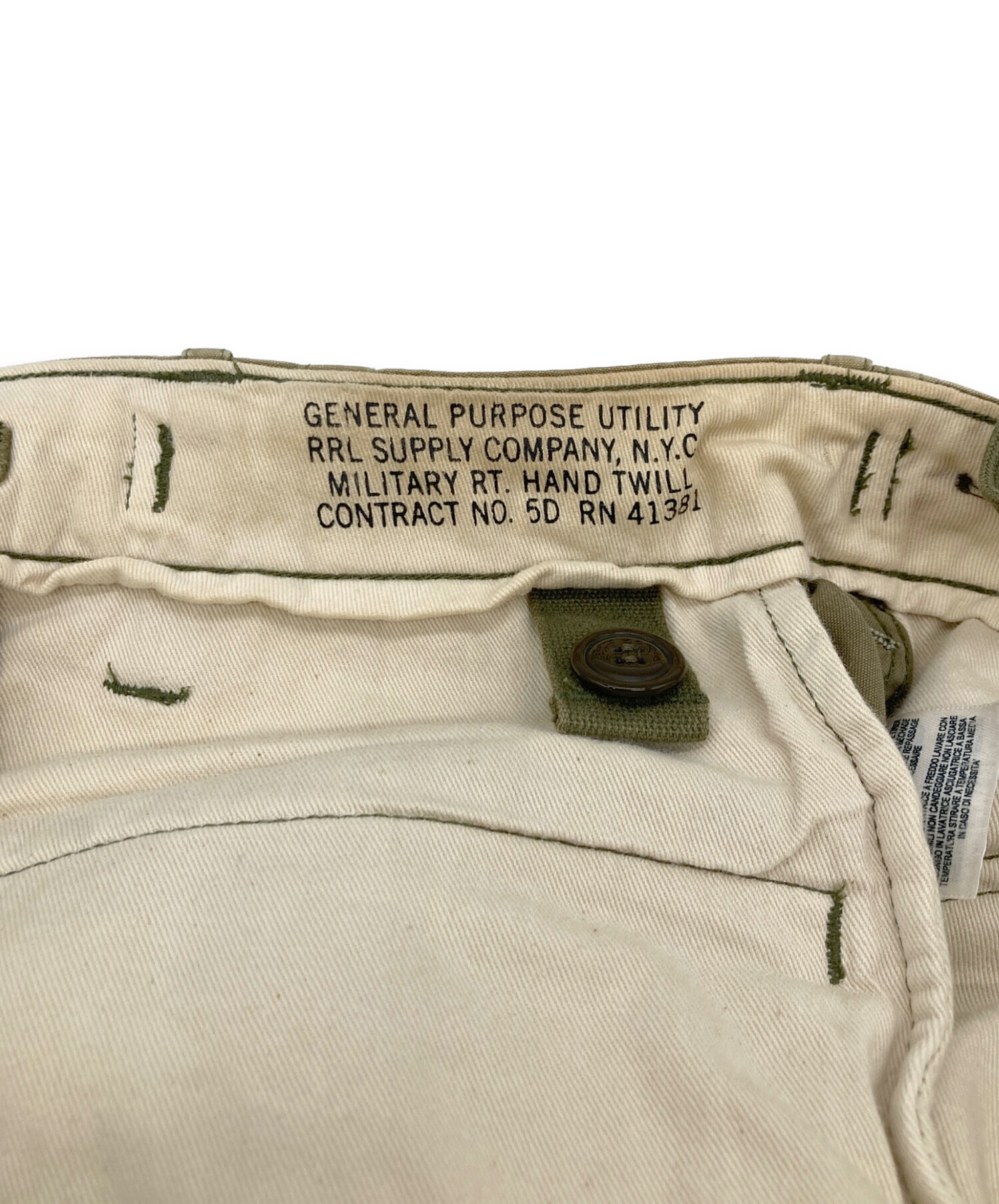 中古・古着通販】RRL (ダブルアールエル) カーゴパンツ カーキ サイズ