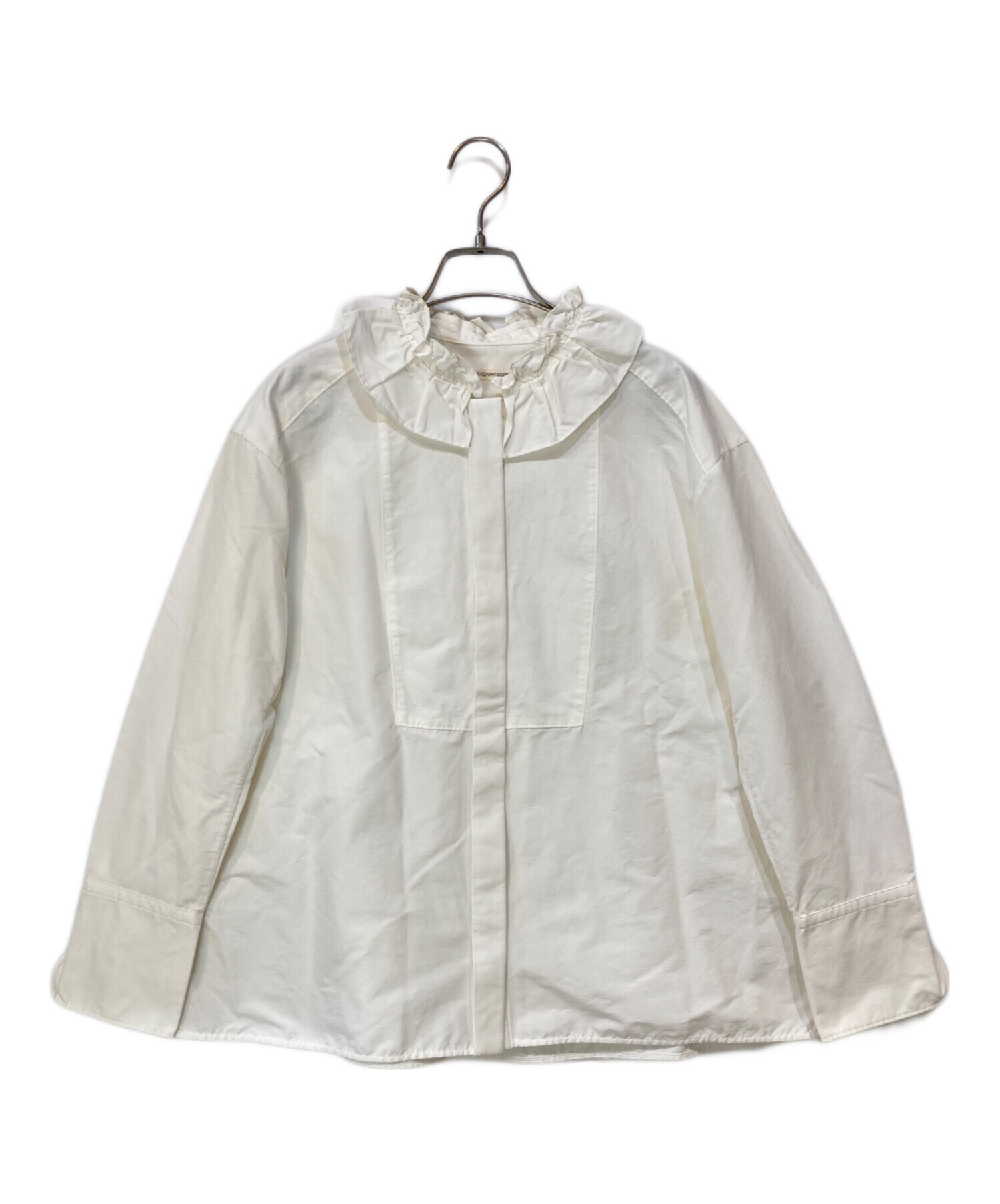 中古・古着通販】DESIGNWORKS (デザインワークス) ネックフリル 