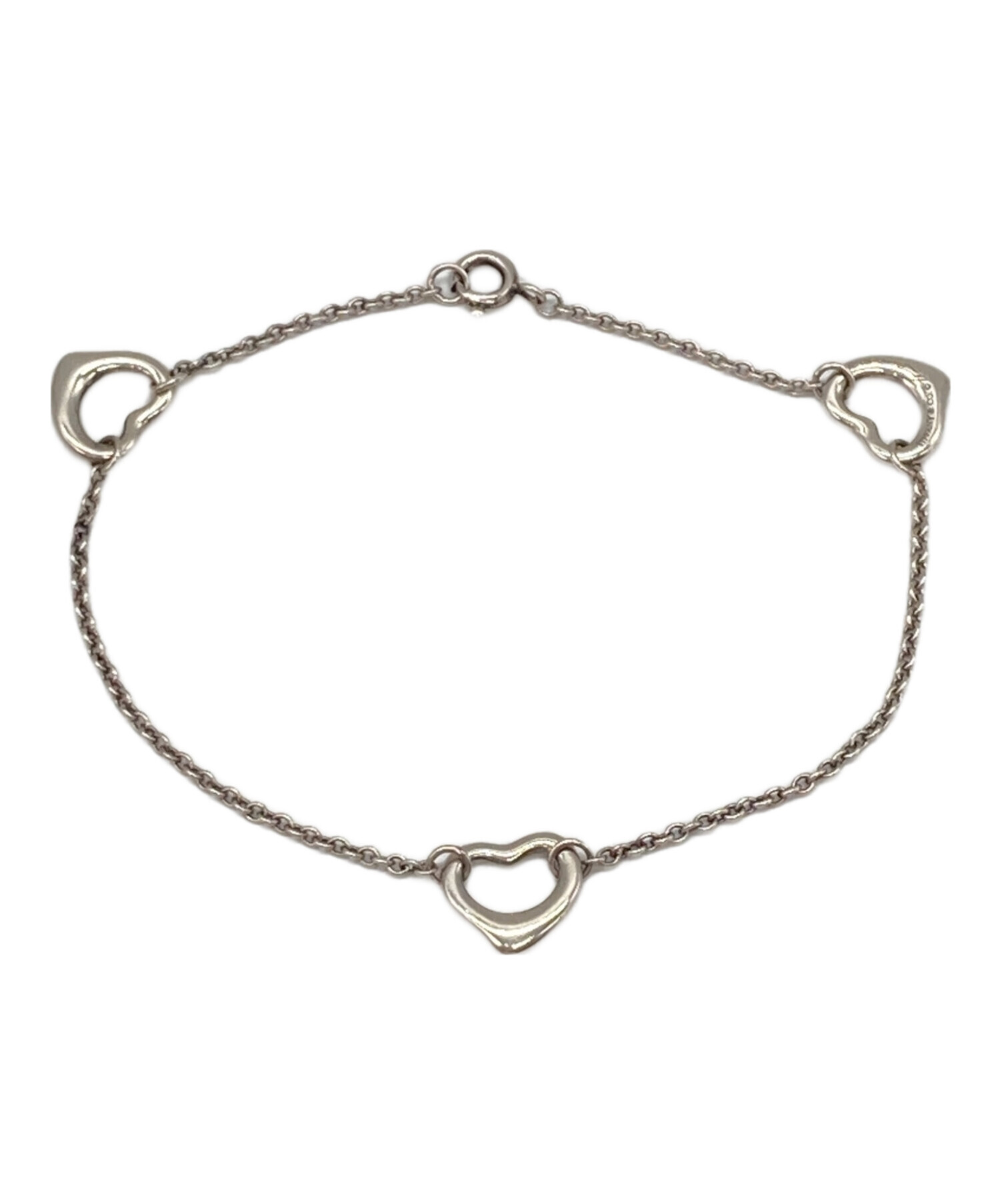 中古・古着通販】TIFFANY & Co. (ティファニー) オープンハート 3連 