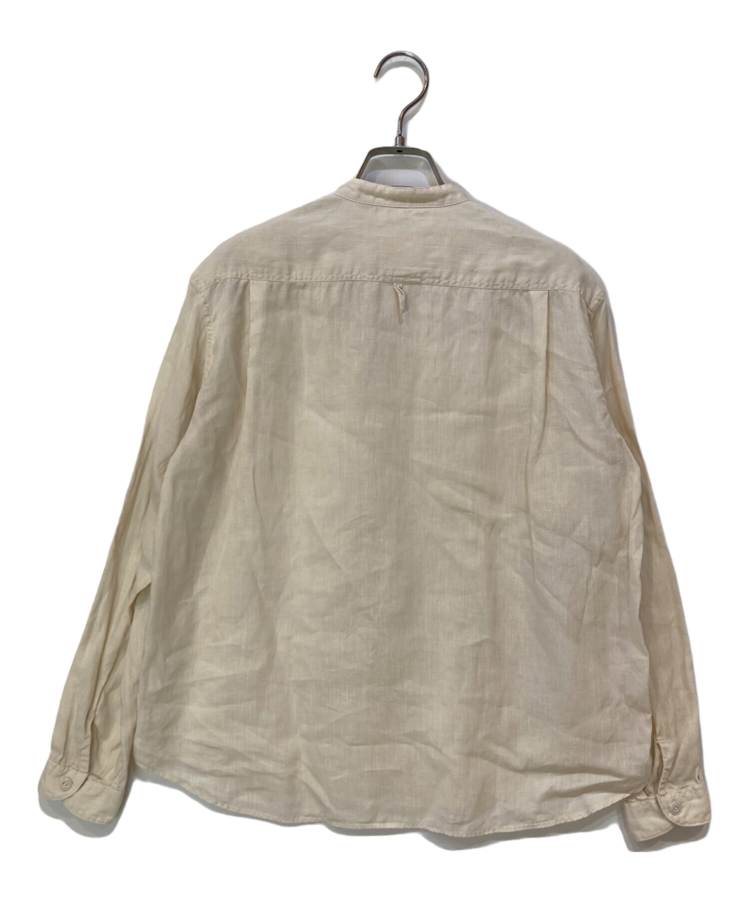 中古・古着通販】DANTON (ダントン) リネンバンドカラーシャツ 