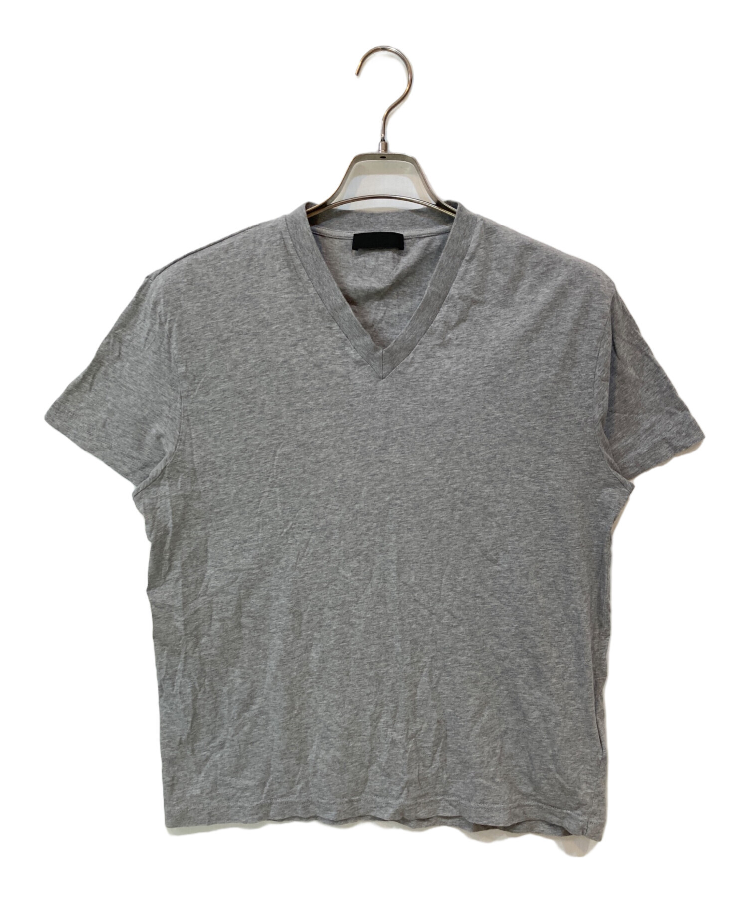 中古・古着通販】PRADA (プラダ) Cotton Jersey Tee グレー サイズ:L