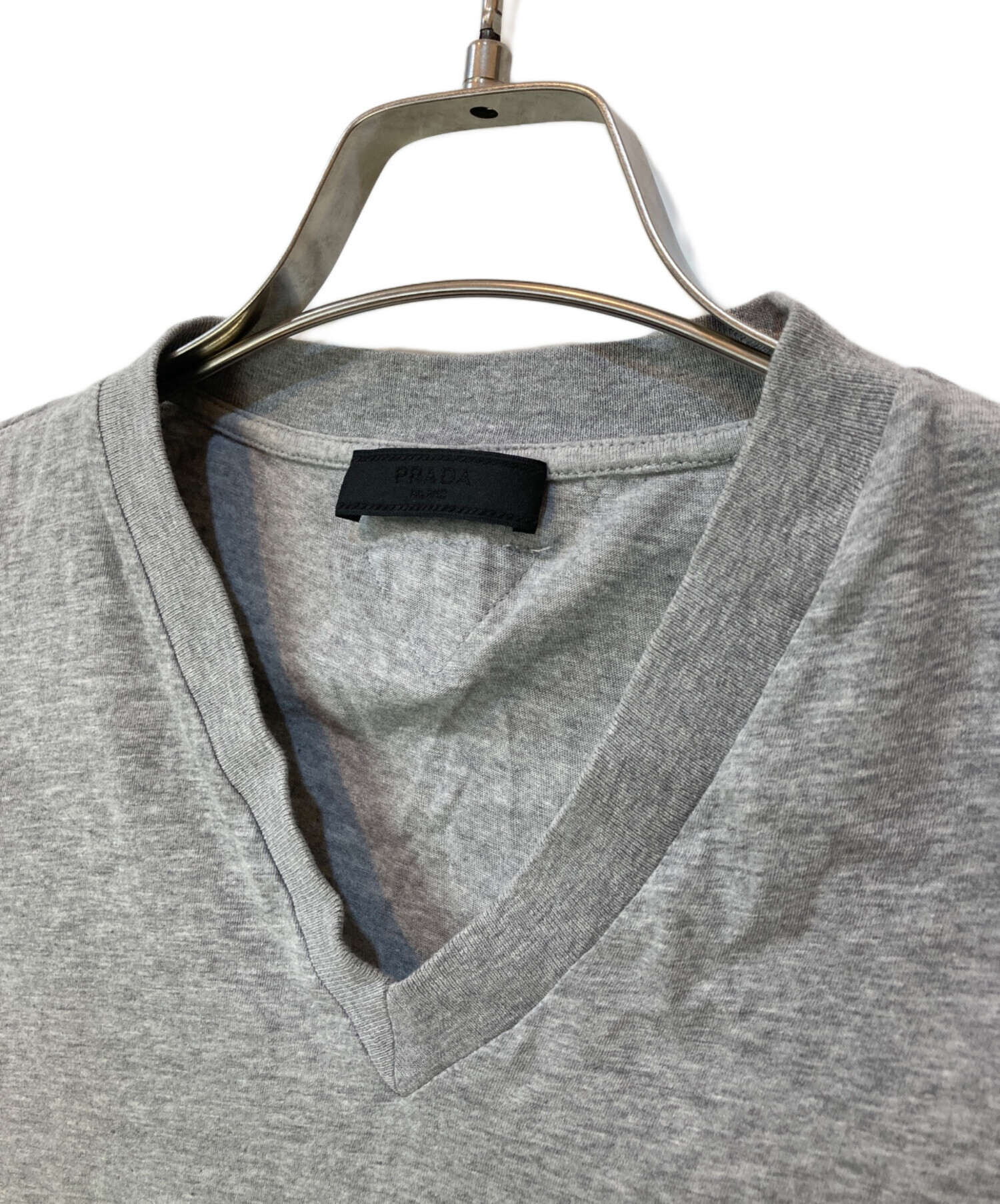 PRADA SPORTS Tシャツ グレー　半袖 PRADA SPORTS Tシャツ グレー 半袖 プラダ PRADA SPORT クルーネック T