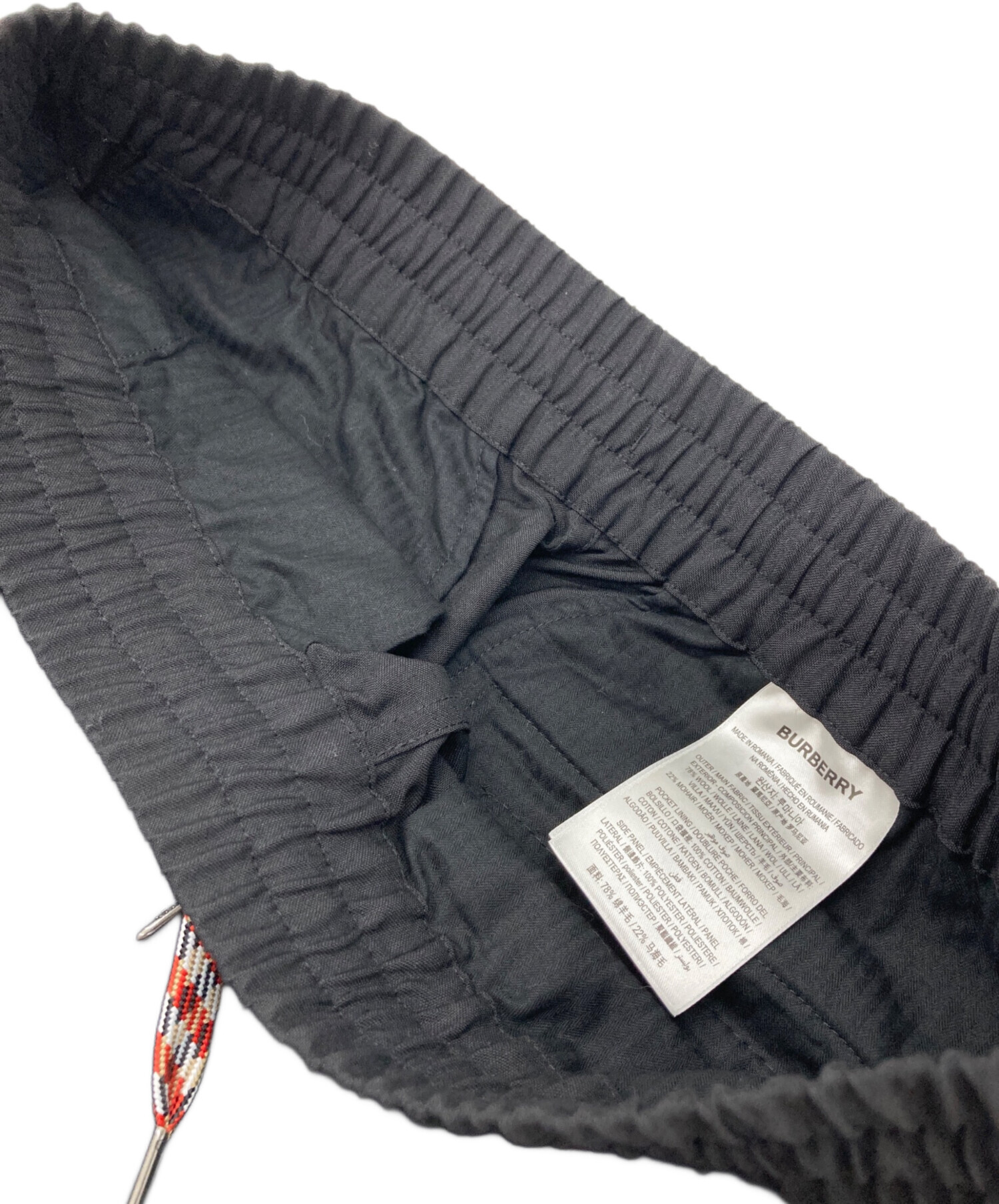 中古・古着通販】BURBERRY (バーバリー) サイドライントラックパンツ 