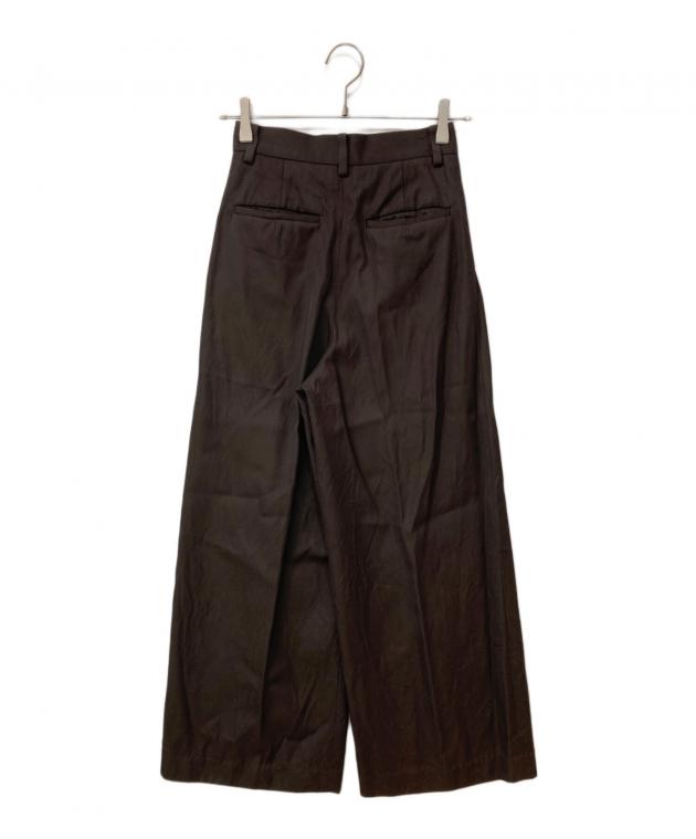 中古・古着通販】Plage (プラージュ) R'IAM タックチノパンツ ブラウン