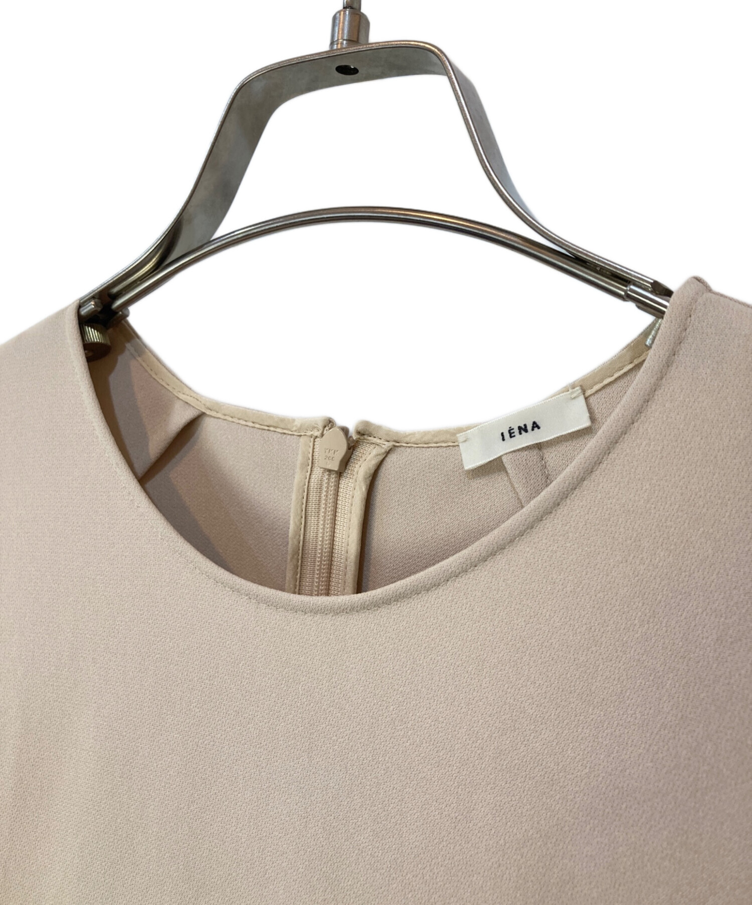 中古・古着通販】IENA (イエナ) ペプラムギャザーブラウス ベージュ 