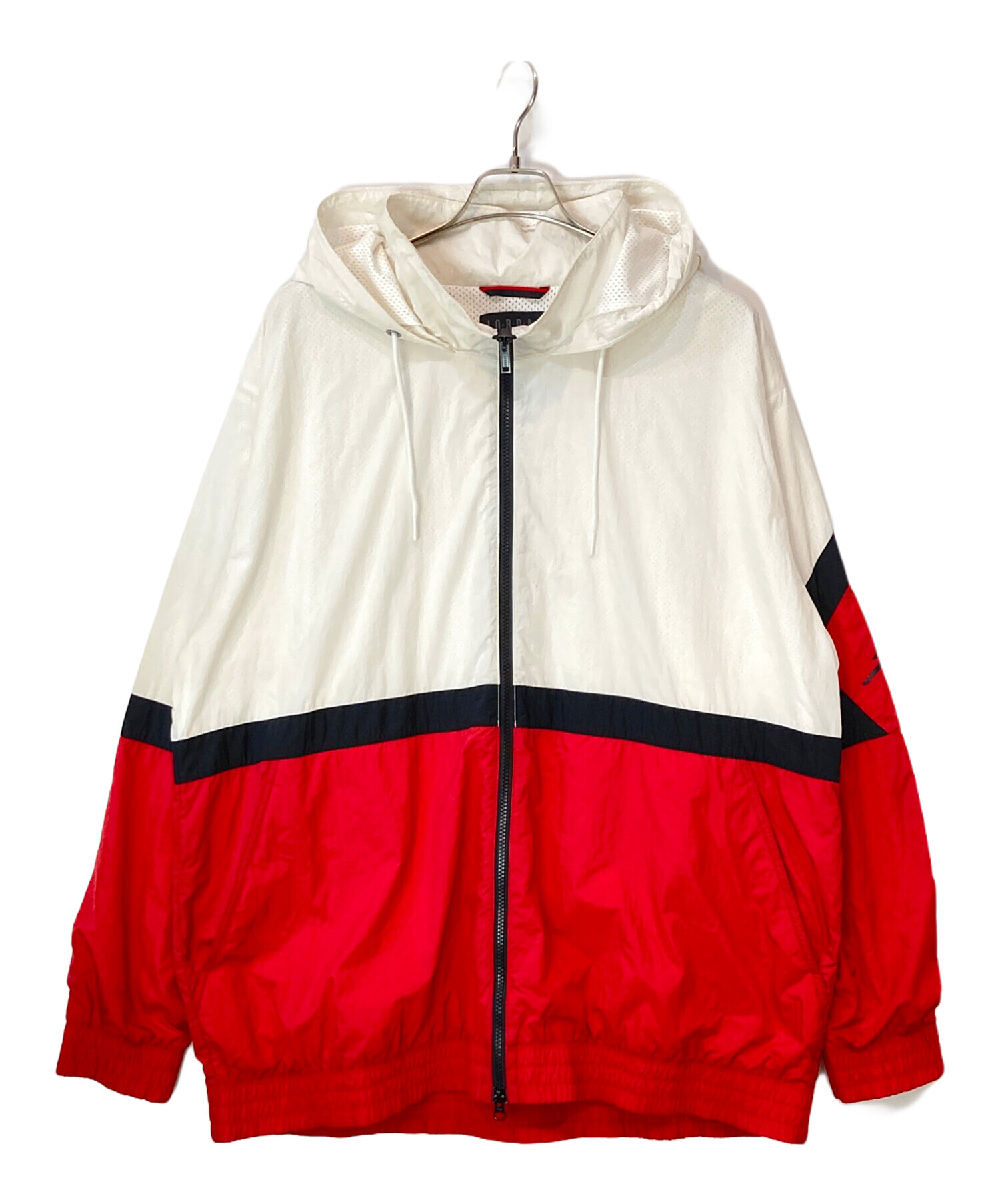 【JORDAN】ナイロンジャケット　2XLサイズ　大きいサイズ 中古・古着通販】JORDAN (ジョーダン) ナイロンジャケット ホワイト