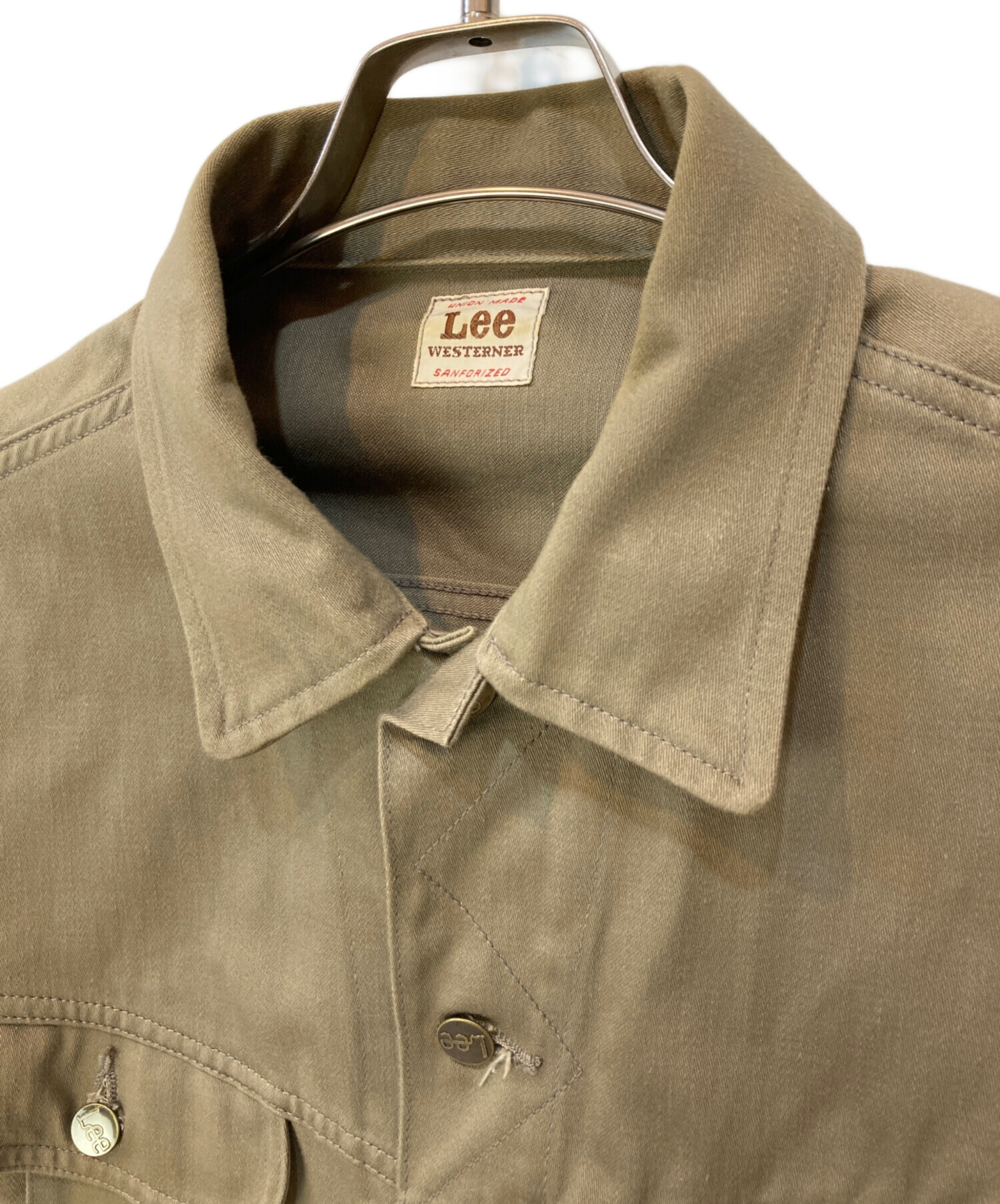 中古・古着通販】LEE (リー) WESTERNER JACKET 10X-J ブラウン サイズ