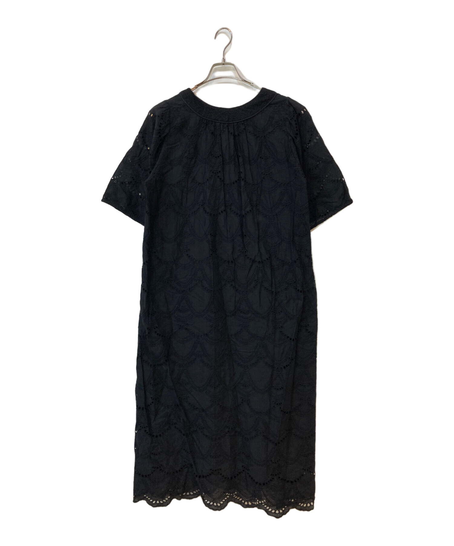 ヌキテパ Cotton Voile Dot Hemla Dress ブラック ヌキテパ Cotton