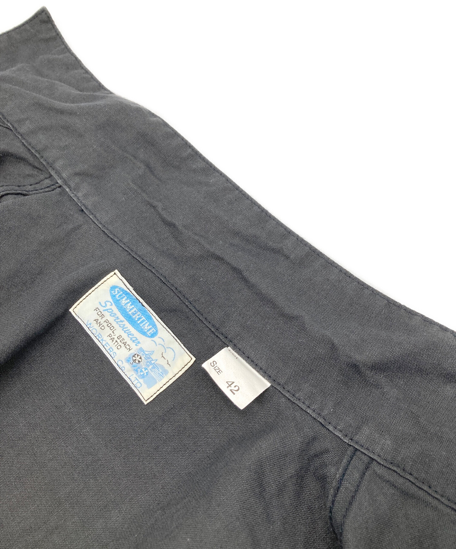 中古・古着通販】WORKERS (ワーカーズ) Summer Jacket ブラック サイズ