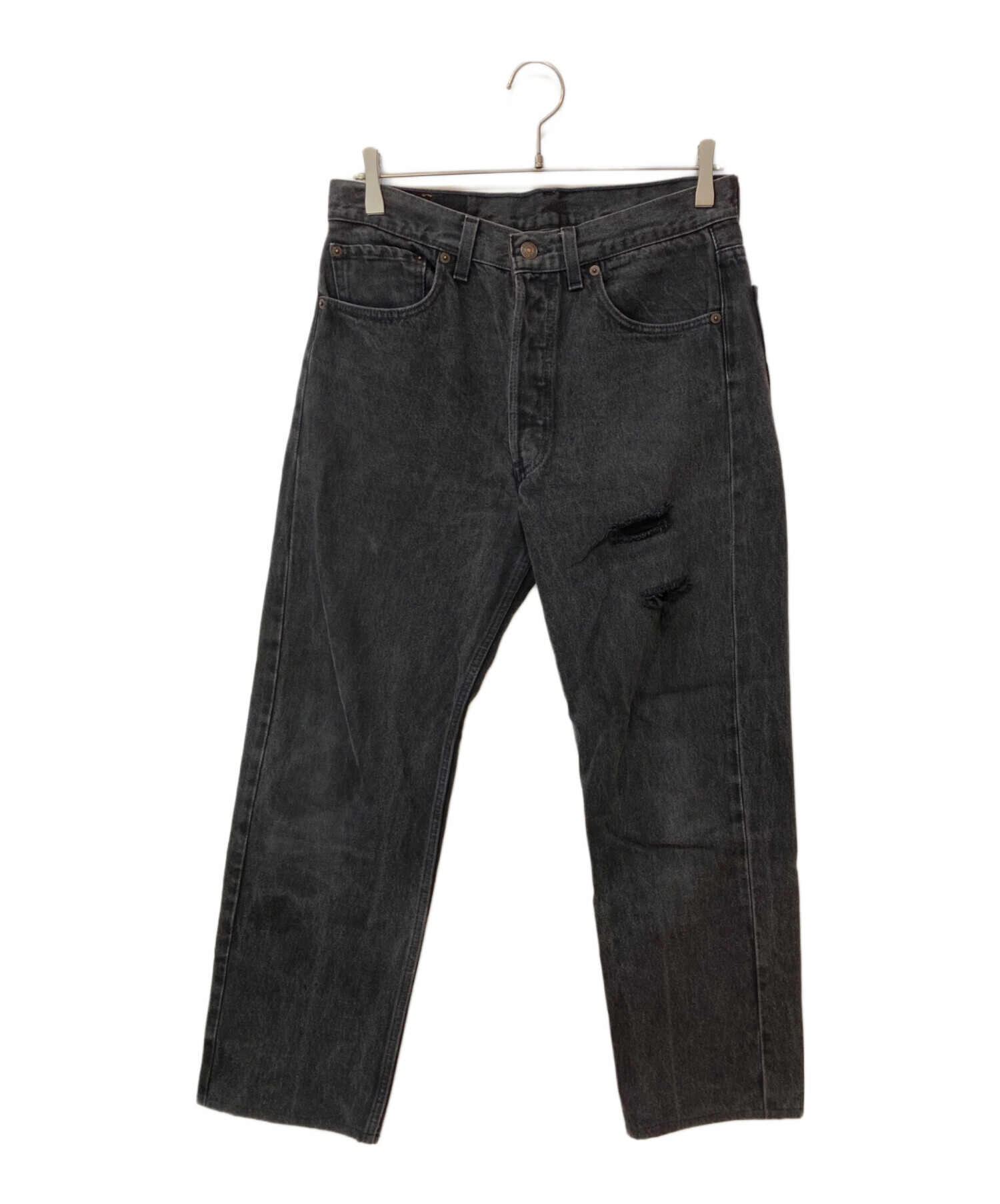中古・古着通販】LEVI'S (リーバイス) 501 後染めブラックデニム