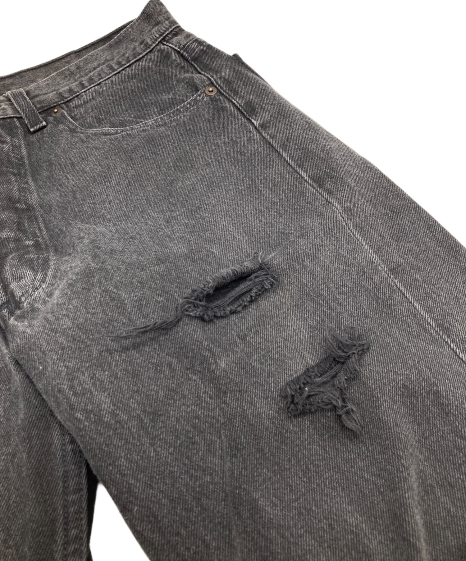 中古・古着通販】LEVI'S (リーバイス) 501 後染めブラックデニム