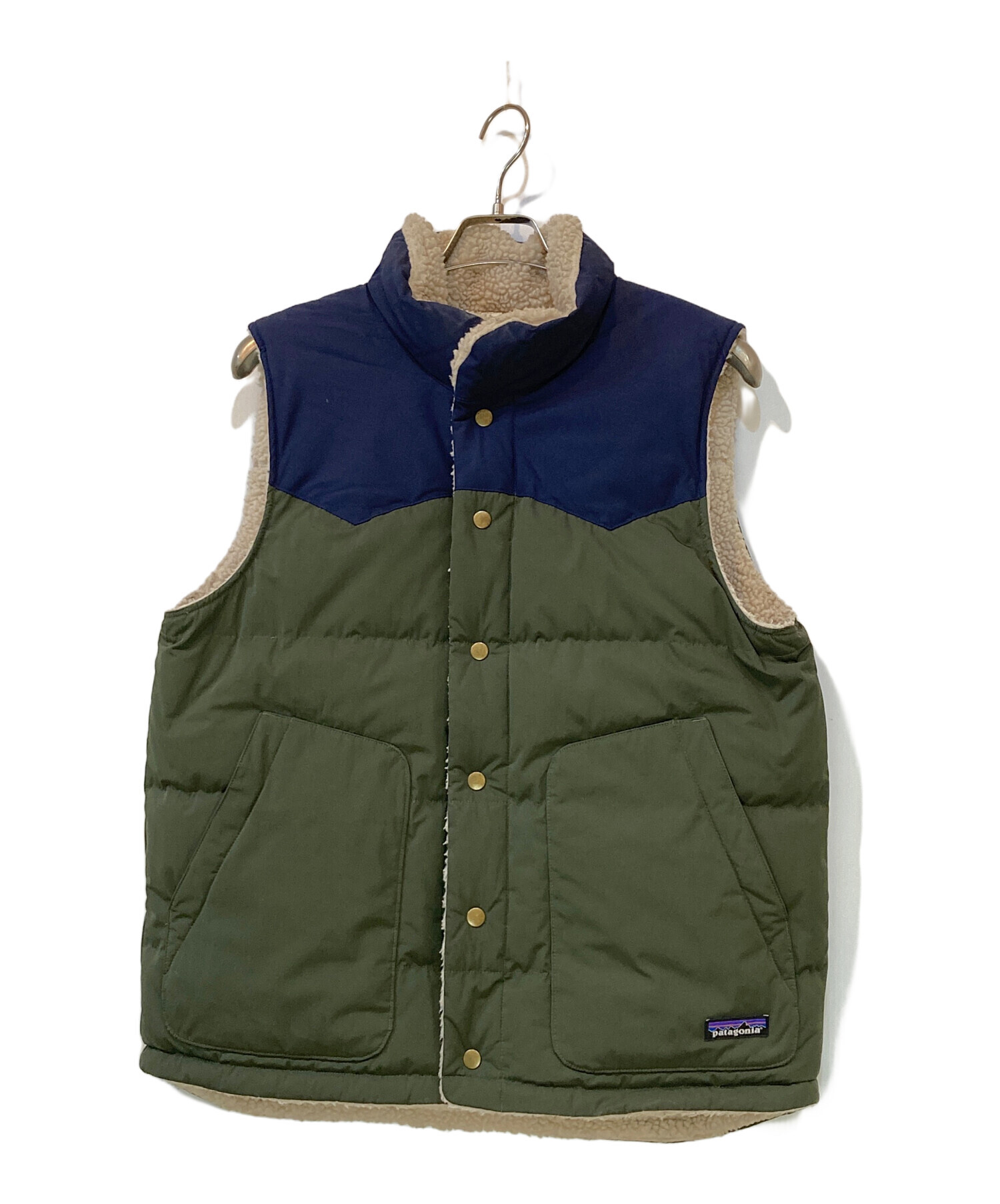 patagonia Reversible Bivy Down Vest サイズM 中古・古着通販】Patagonia (パタゴニア) Reversible Bivy Down Vest