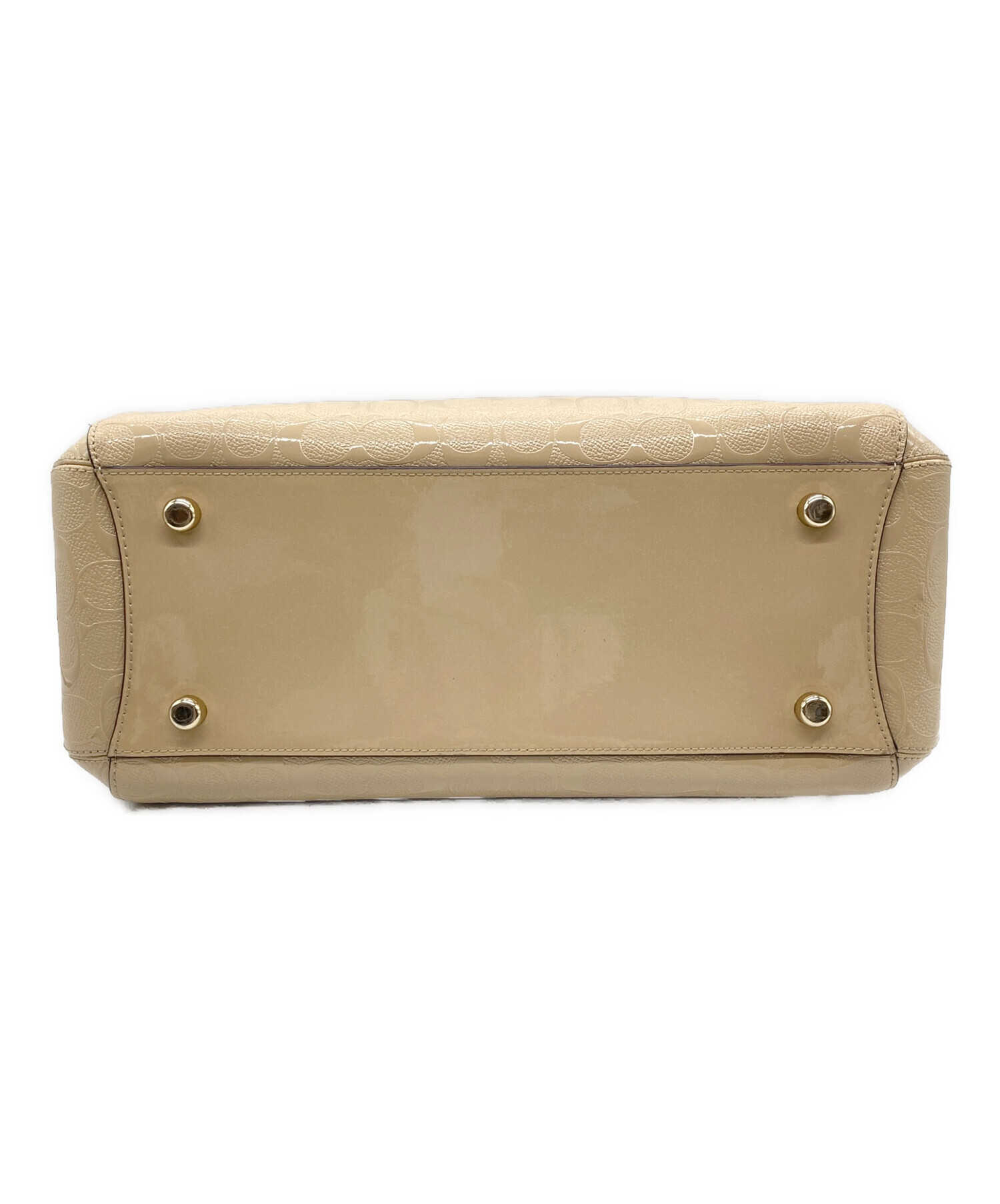 中古・古着通販】COACH (コーチ) デボスド シグネチャー パテント 