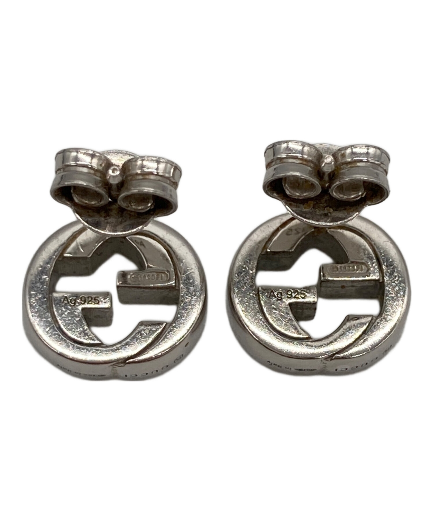 ビッグハイツ【正規品】未使用に近い‼️GUCCI ピアス スペシャルラッピング付き】グッチ GUCCI ピアス 両耳用 純正ボックス