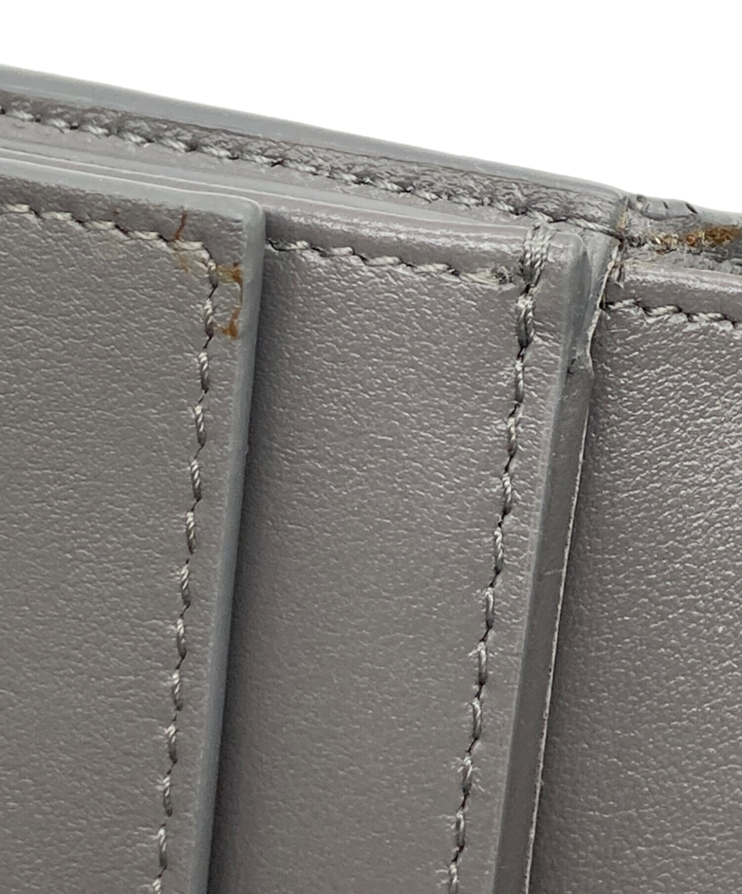 中古・古着通販】CELINE (セリーヌ) SMALL TRIFOLD WALLET グレー 