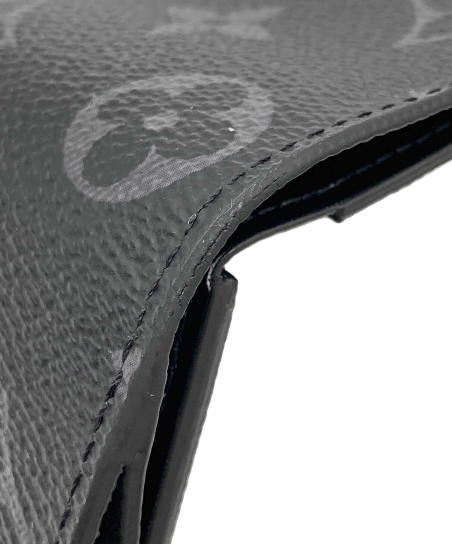 中古・古着通販】LOUIS VUITTON (ルイ ヴィトン) 3つ折り財布 ブラック