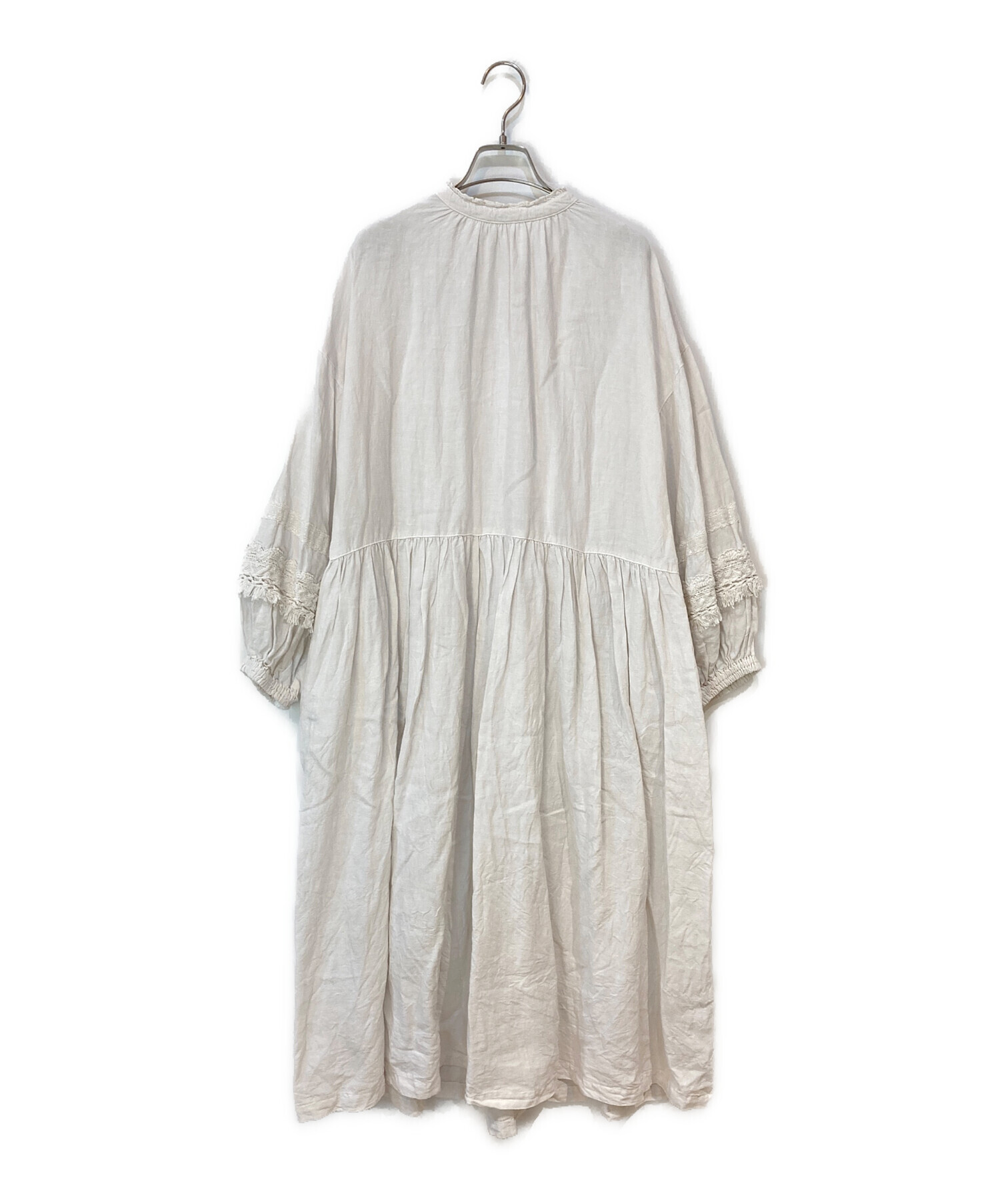 【美品】nest robe　ネストローブ リネンワンピース　アイボリー