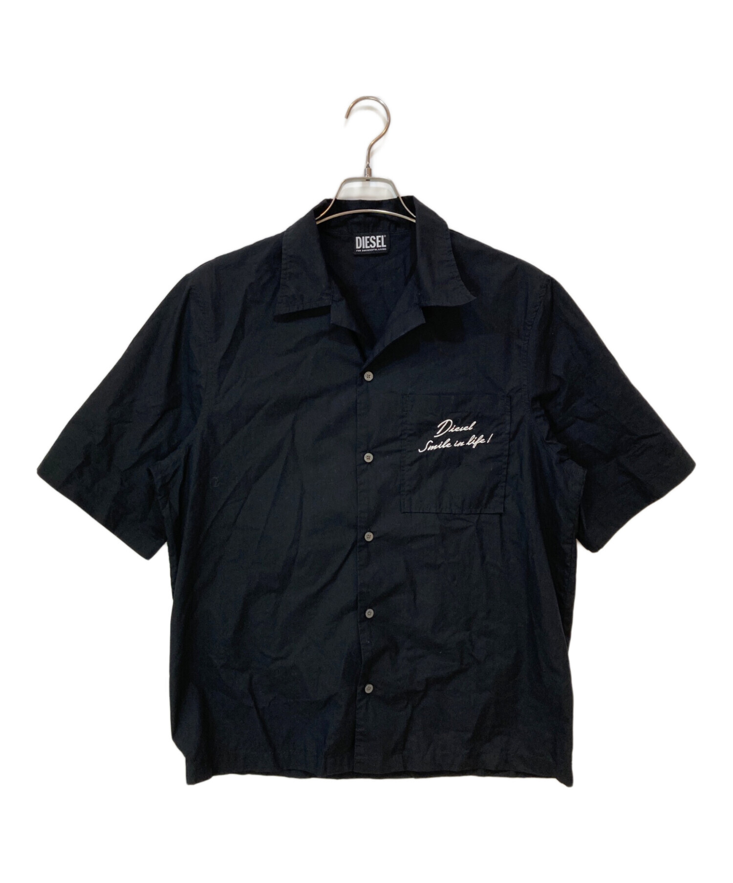 中古・古着通販】DIESEL (ディーゼル) S-MAC-C-OUT S刺繍シャツ 