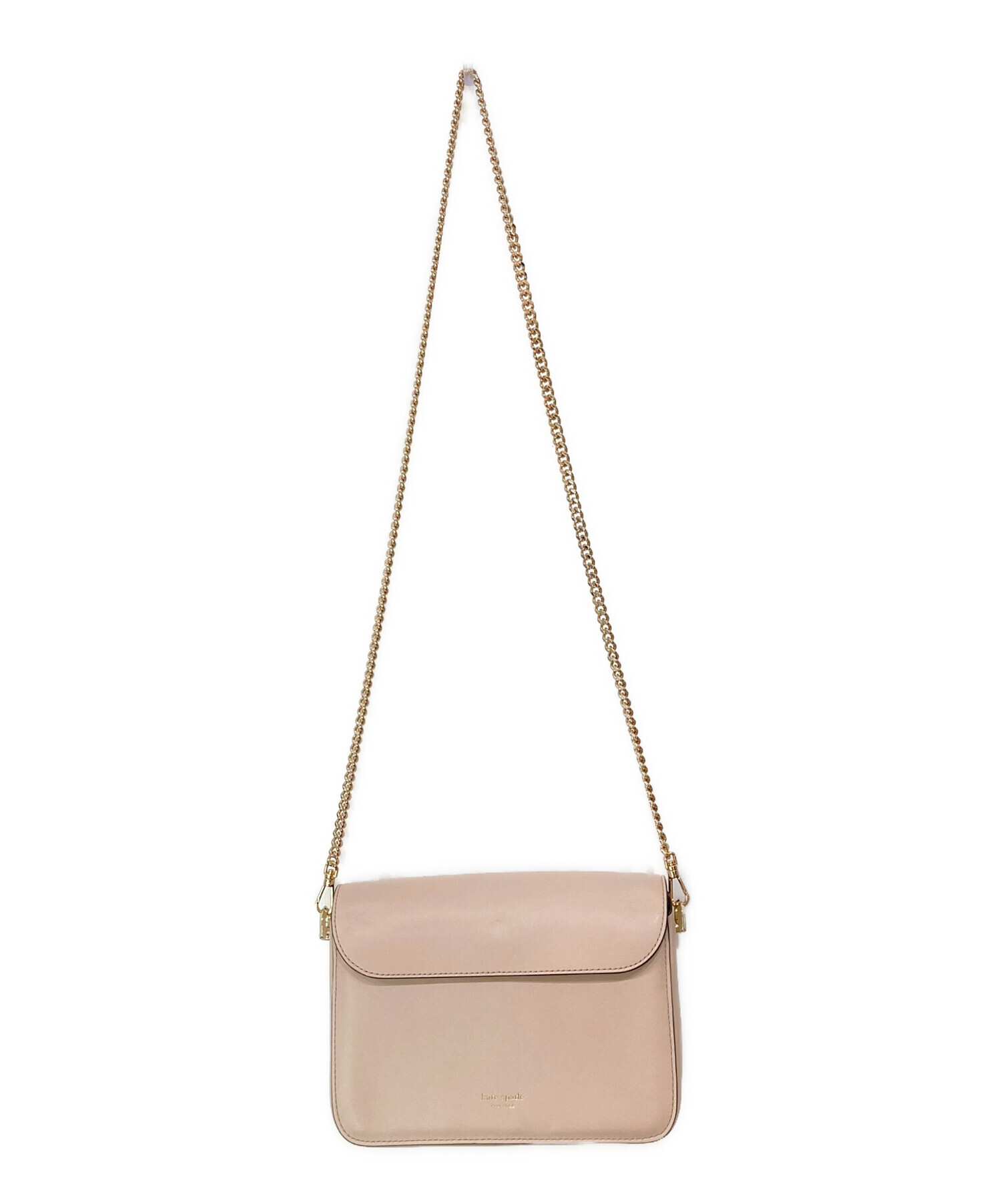 kate spade二コラ ファー ツイストロックチェーン ショルダー バッグ 