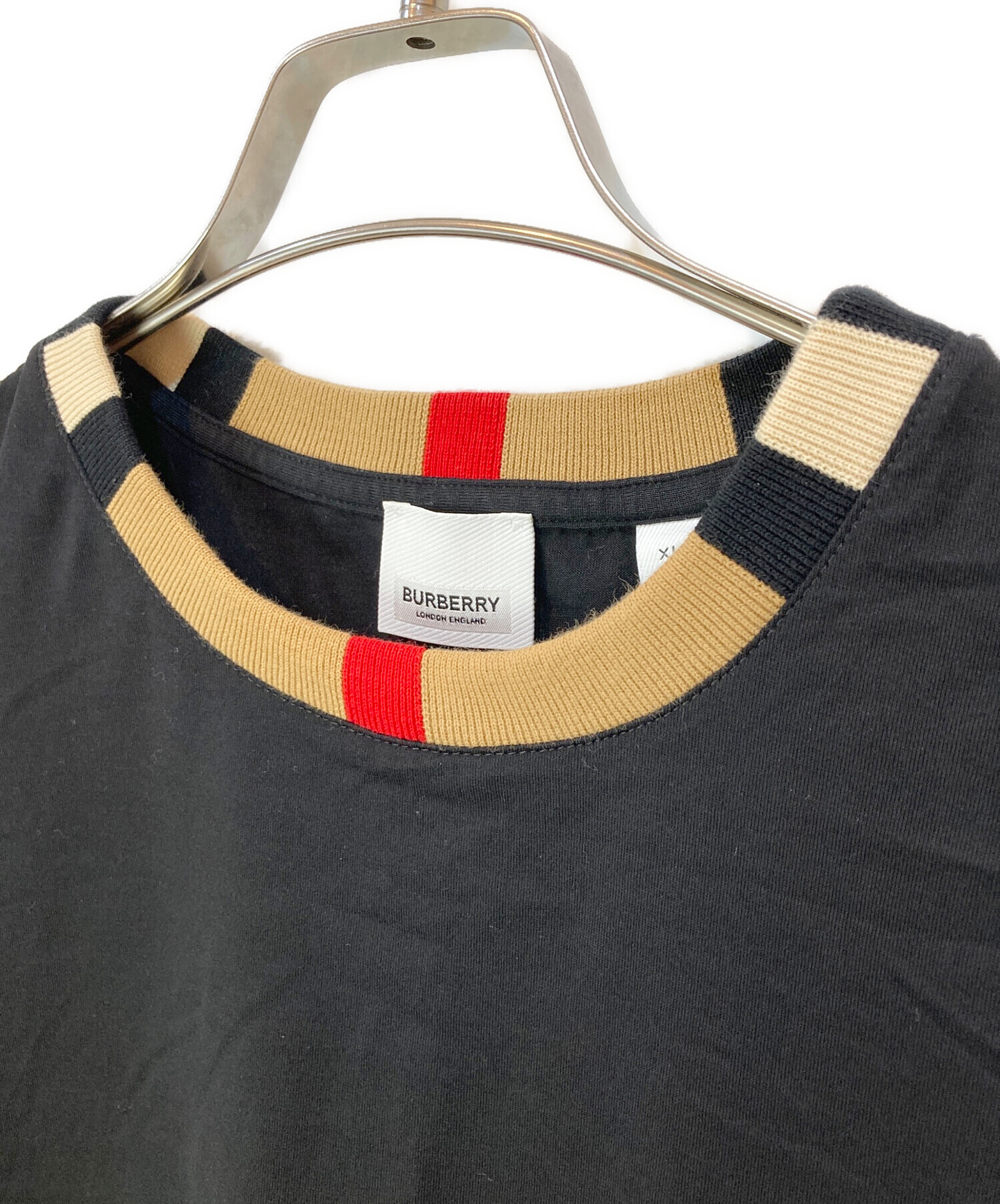 中古・古着通販】BURBERRY (バーバリー) Jalad Check Neck Long sleeve