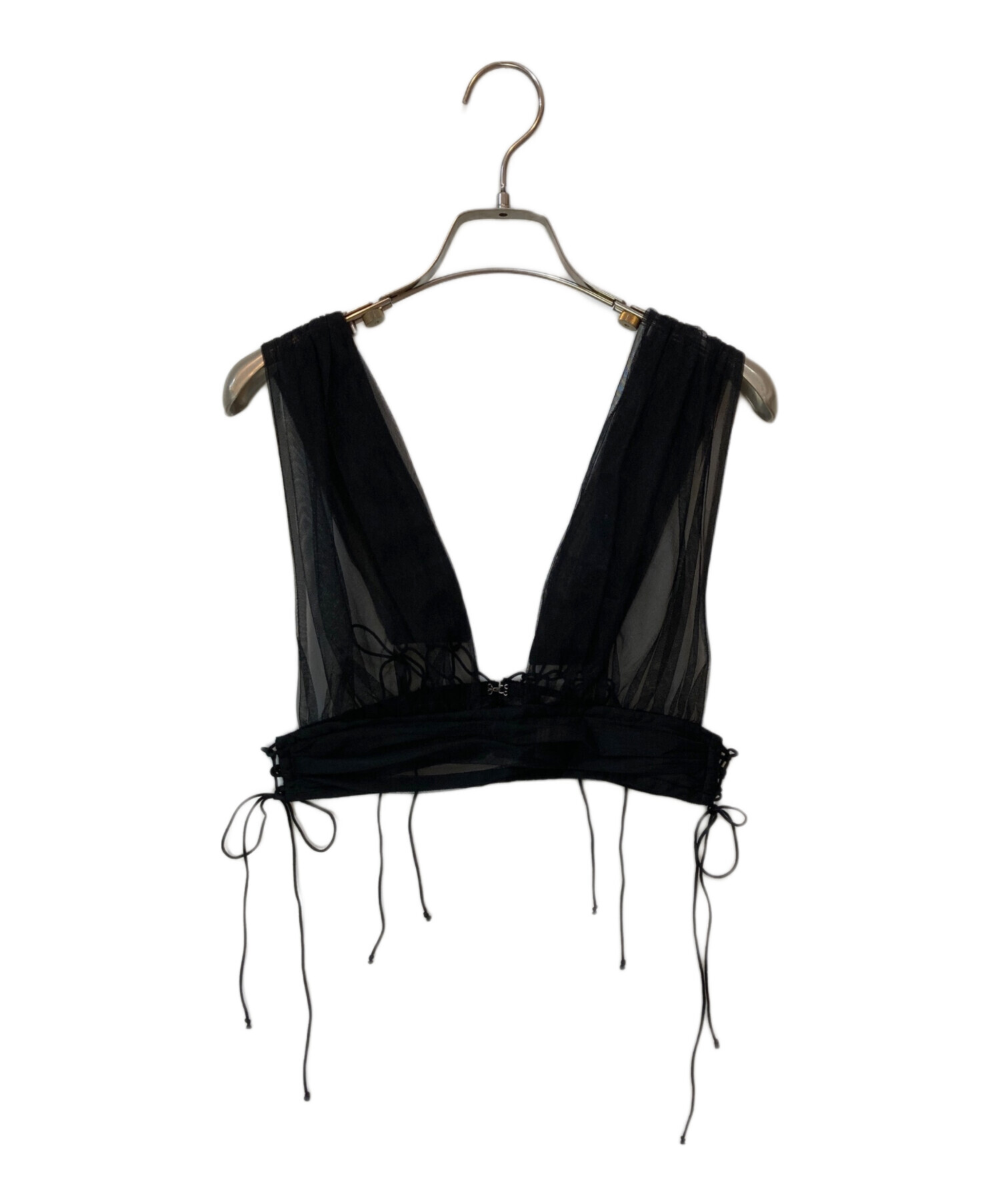 FETICO tulle bra フェティコ ビスチェ 黒 チュール FETICO tulle bra フェティコ チュールブラ ビスチェ - メルカリ