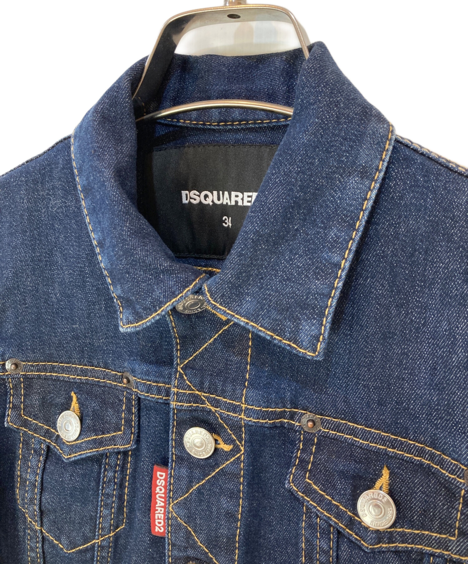 中古・古着通販】DSQUARED2 (ディースクエアード) デニムジャケット 