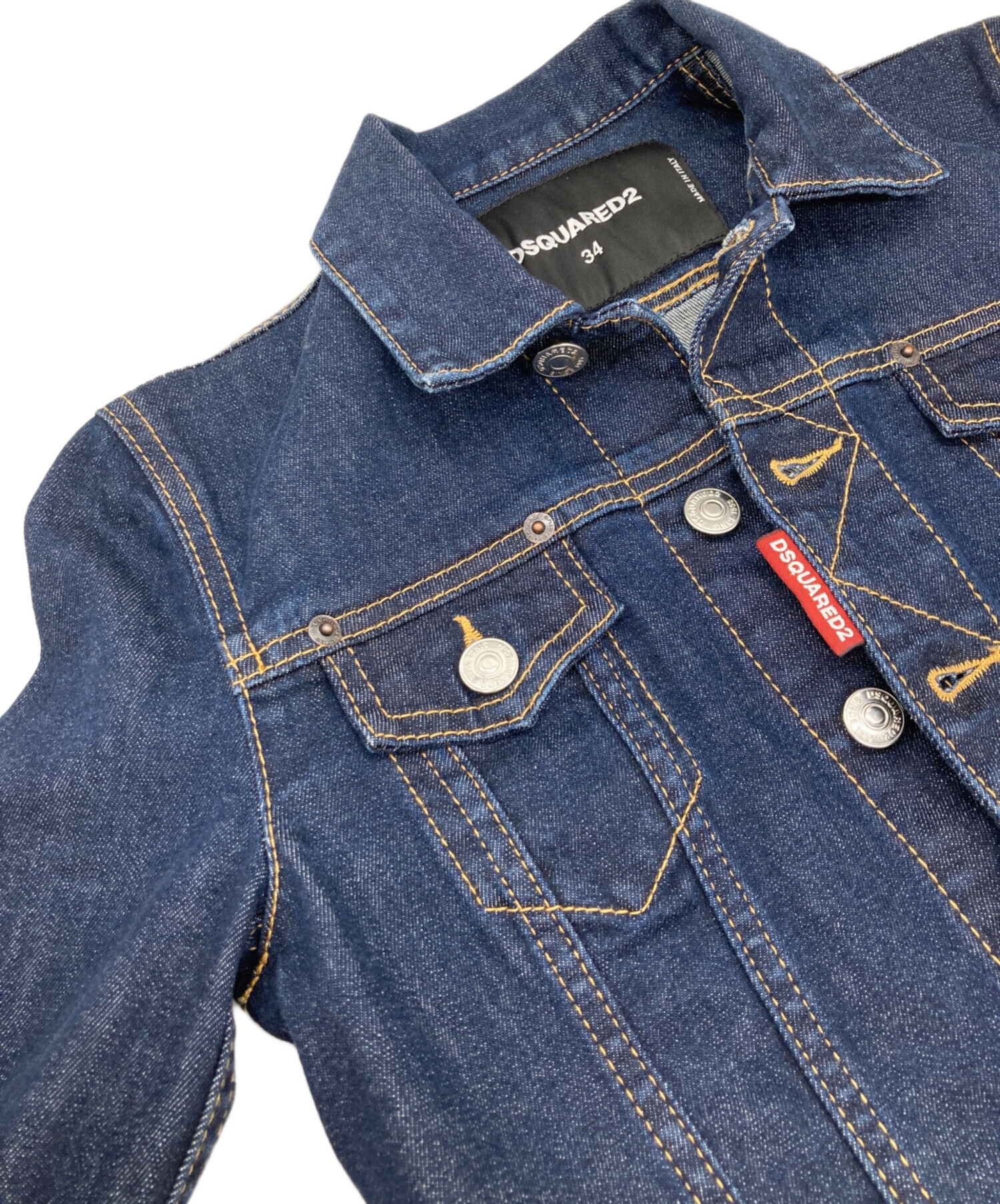 中古・古着通販】DSQUARED2 (ディースクエアード) デニムジャケット 