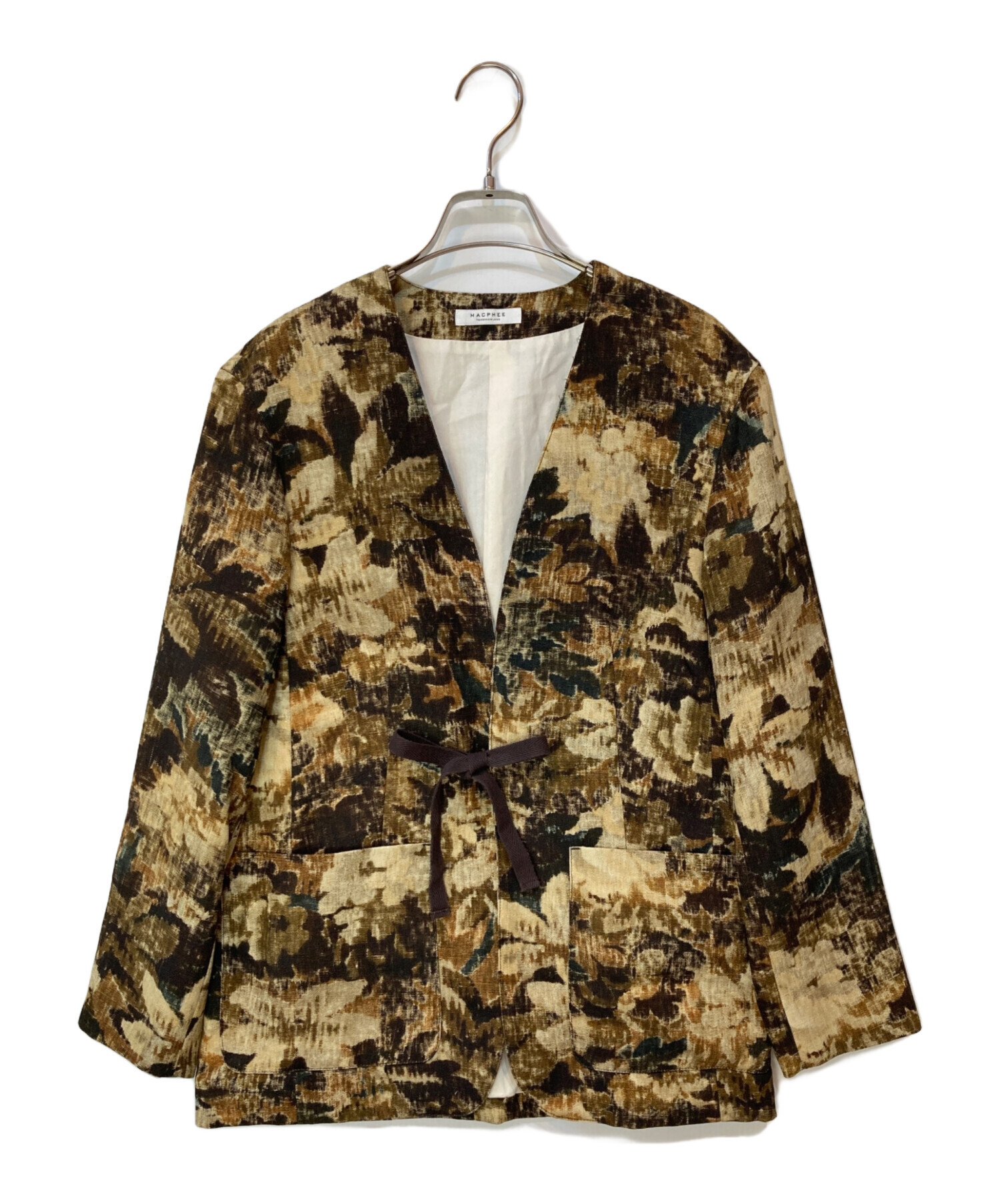 11　7237 認定！アンティークモーリー・プリマヴェーラ 中古・古着通販】MACPHEE (マカフィー) フラワーカモフラージュ