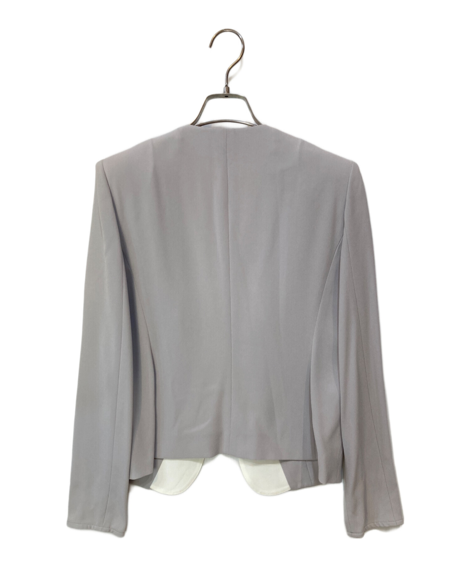 中古・古着通販】BEIGE (ベイジ) CINDYダブルカラージャケット グレー