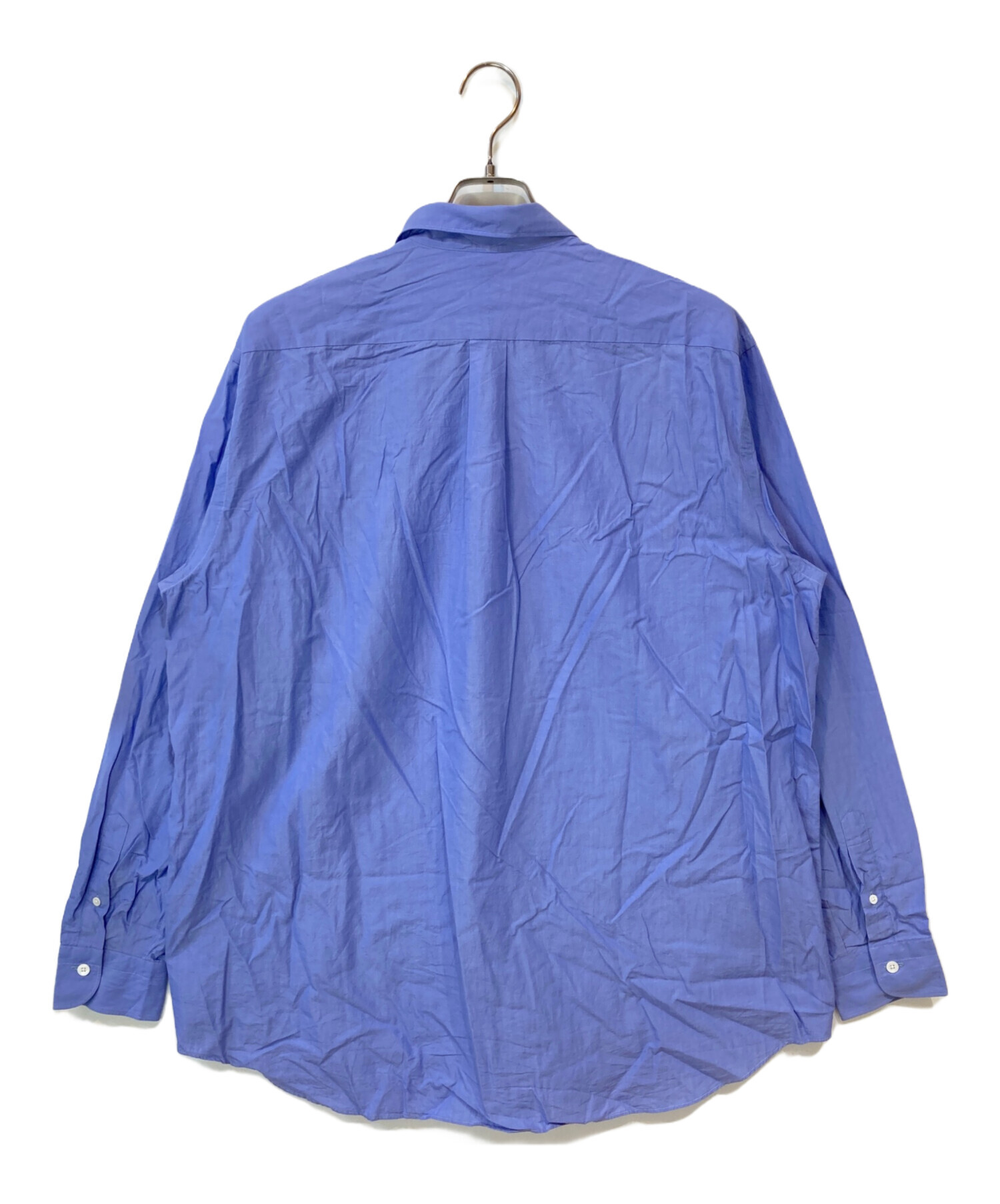 中古・古着通販】COMOLI (コモリ) コモリシャツ ブルー サイズ:4