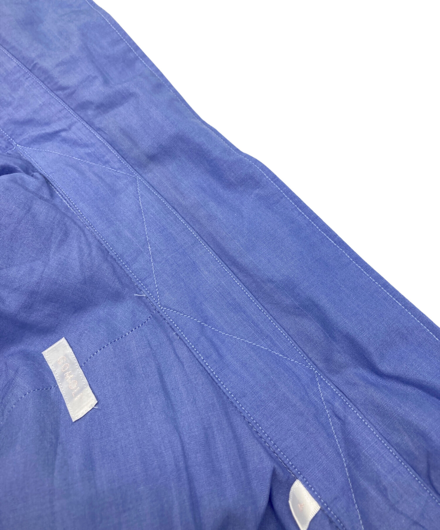 中古・古着通販】COMOLI (コモリ) コモリシャツ ブルー サイズ:4