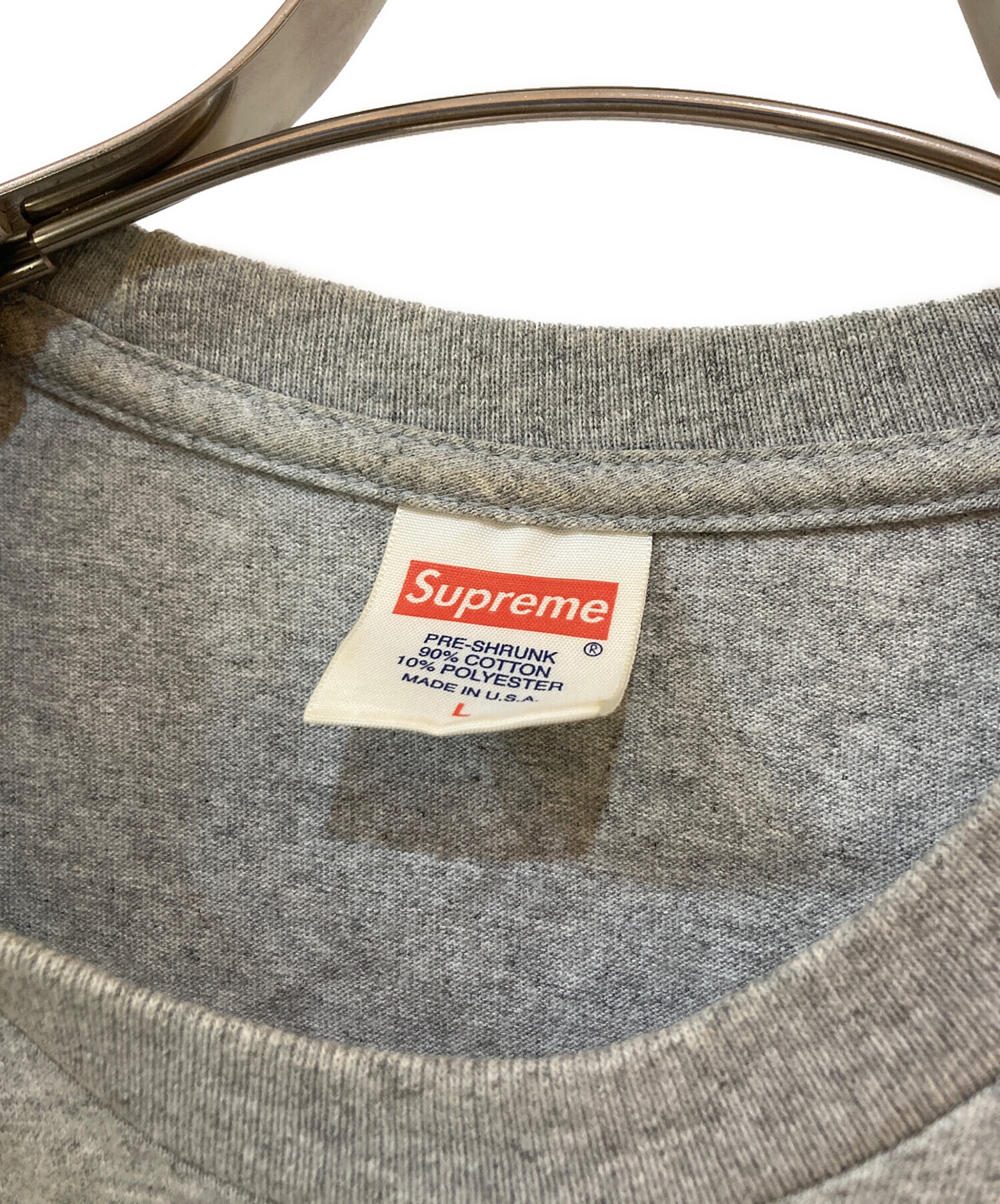 中古・古着通販】SUPREME (シュプリーム) 16SS Morrissey Tee グレー 