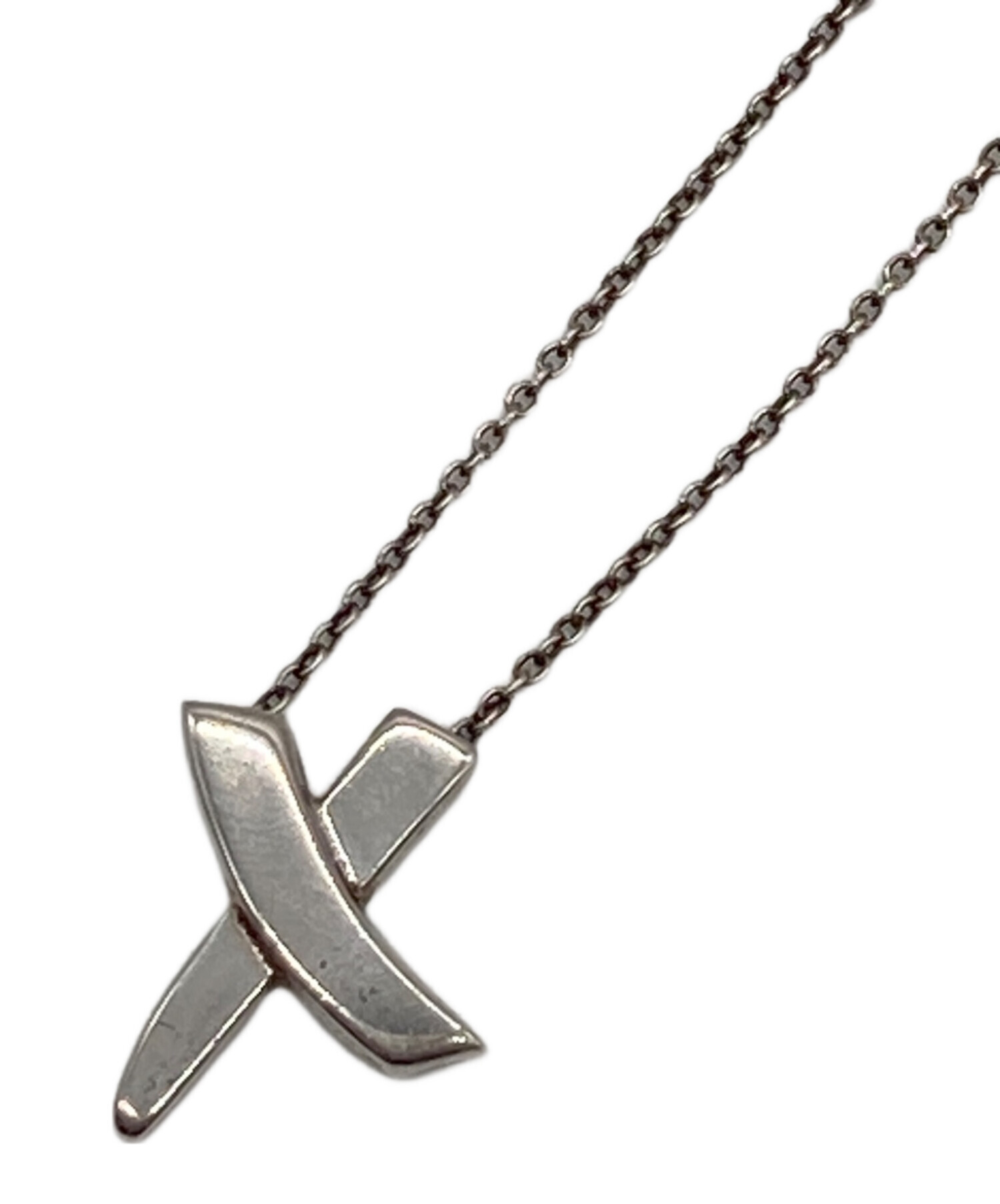 中古・古着通販】Tiffany & Co. (ティファニー) キスクロスネックレス 