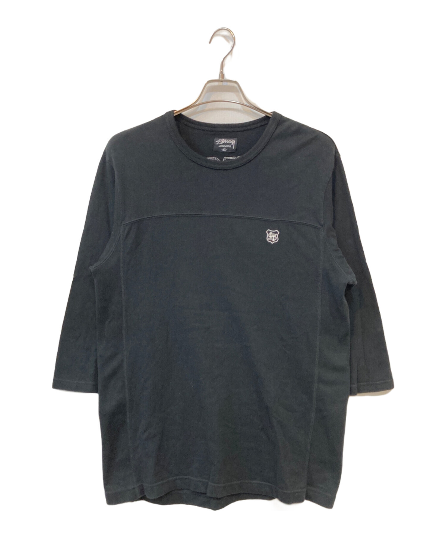 中古・古着通販】stussy (ステューシー) フットボールTシャツ ブラック 
