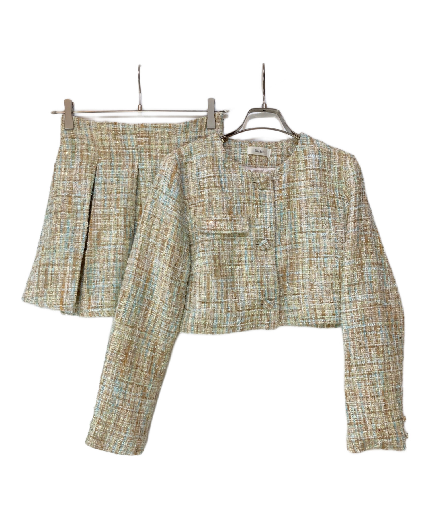 中古・古着通販】Darich (ダーリッチ) ファンシーツイードショート