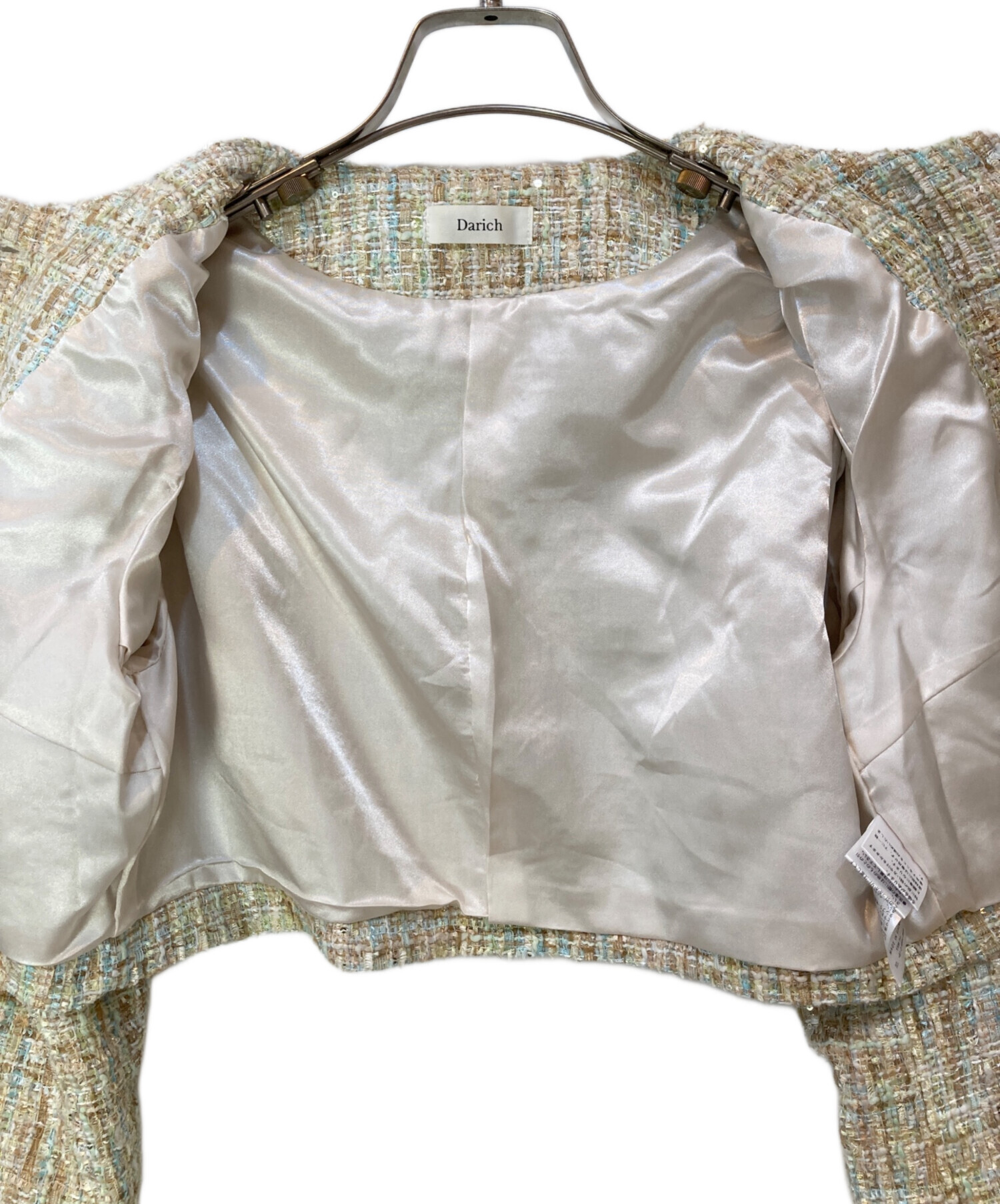 中古・古着通販】Darich (ダーリッチ) ファンシーツイードショート