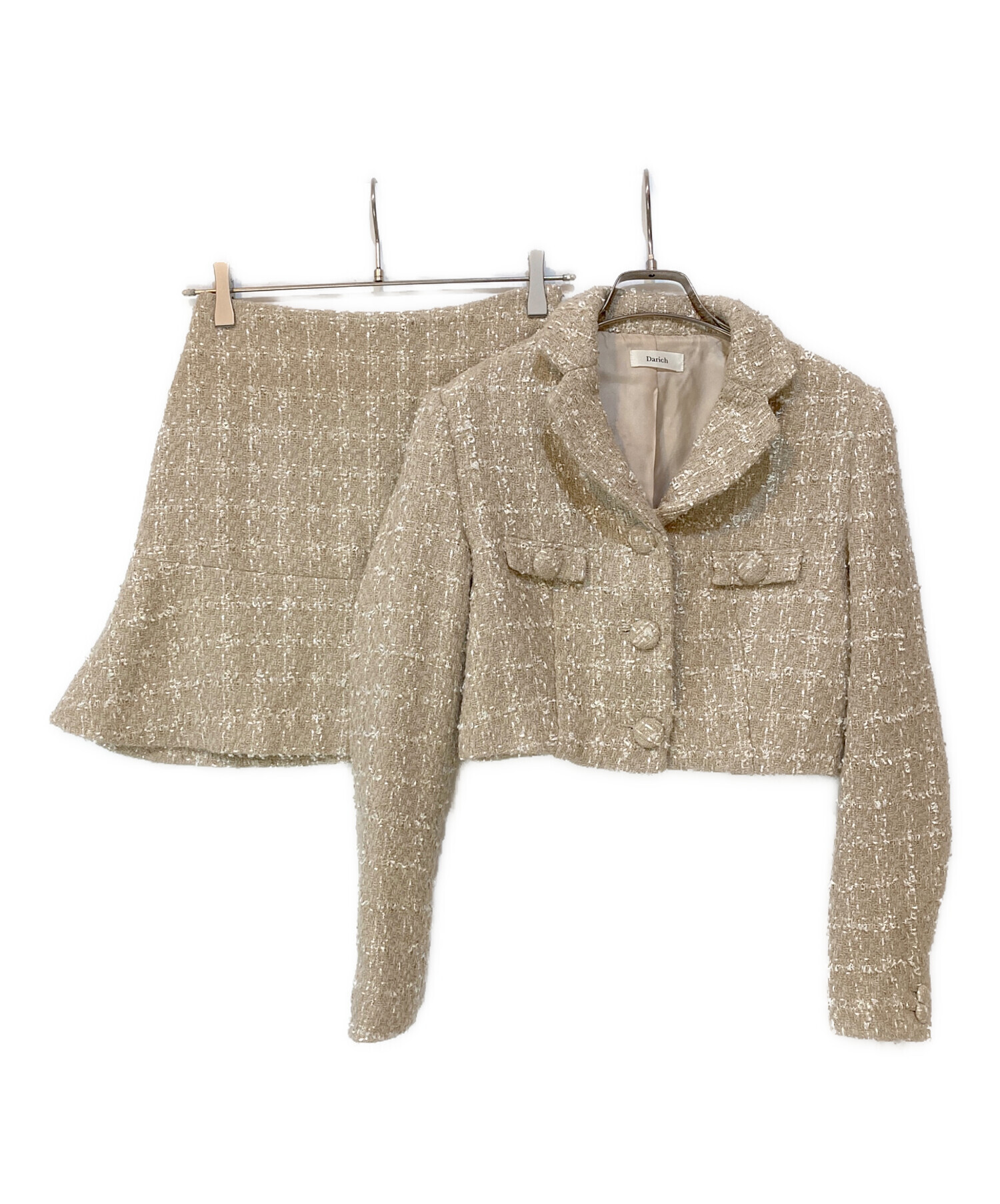 中古・古着通販】Darich (ダーリッチ) スプリングツイードコンパクト