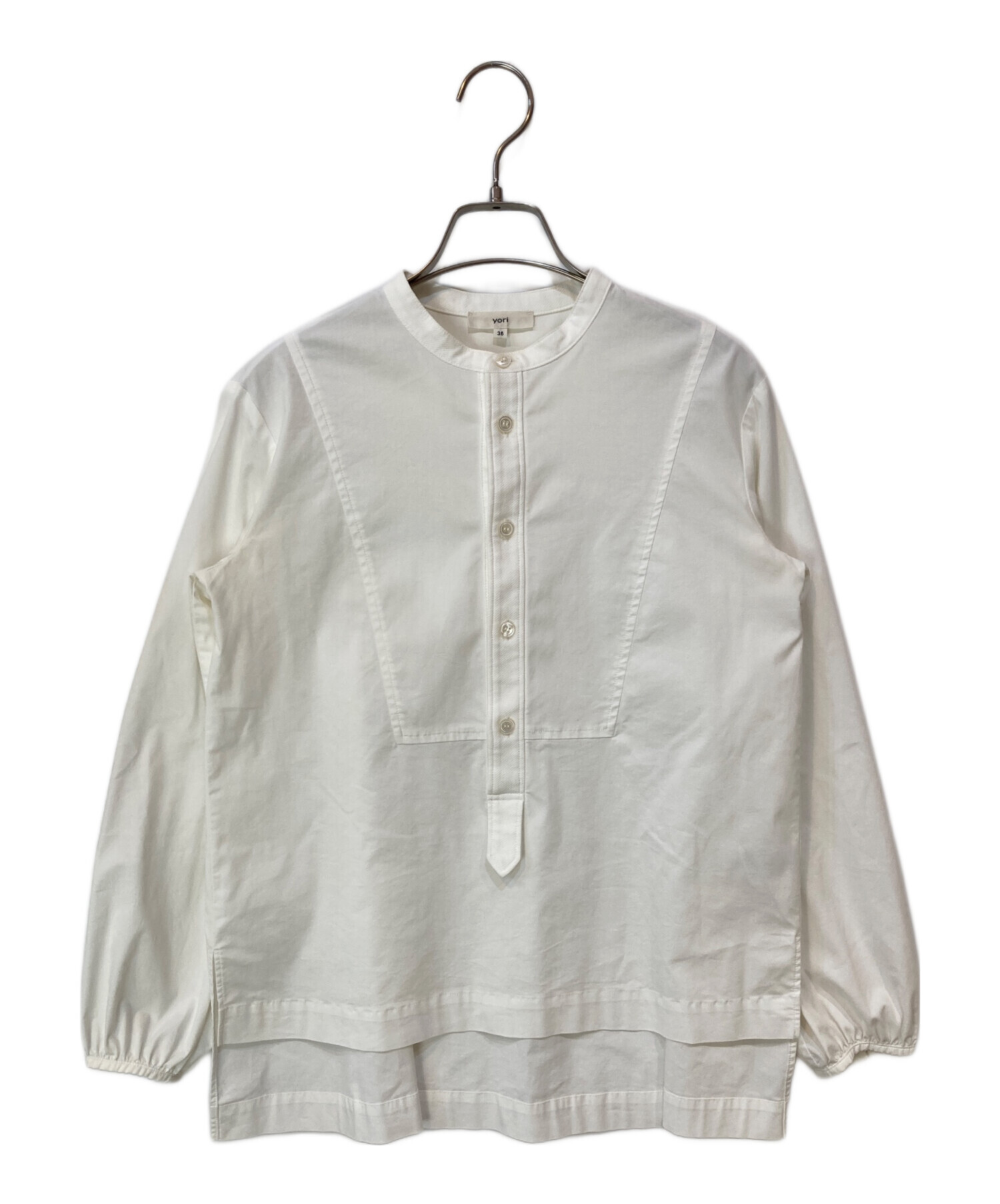 中古・古着通販】YORI (ヨリ) バンドカラー プルオーバー