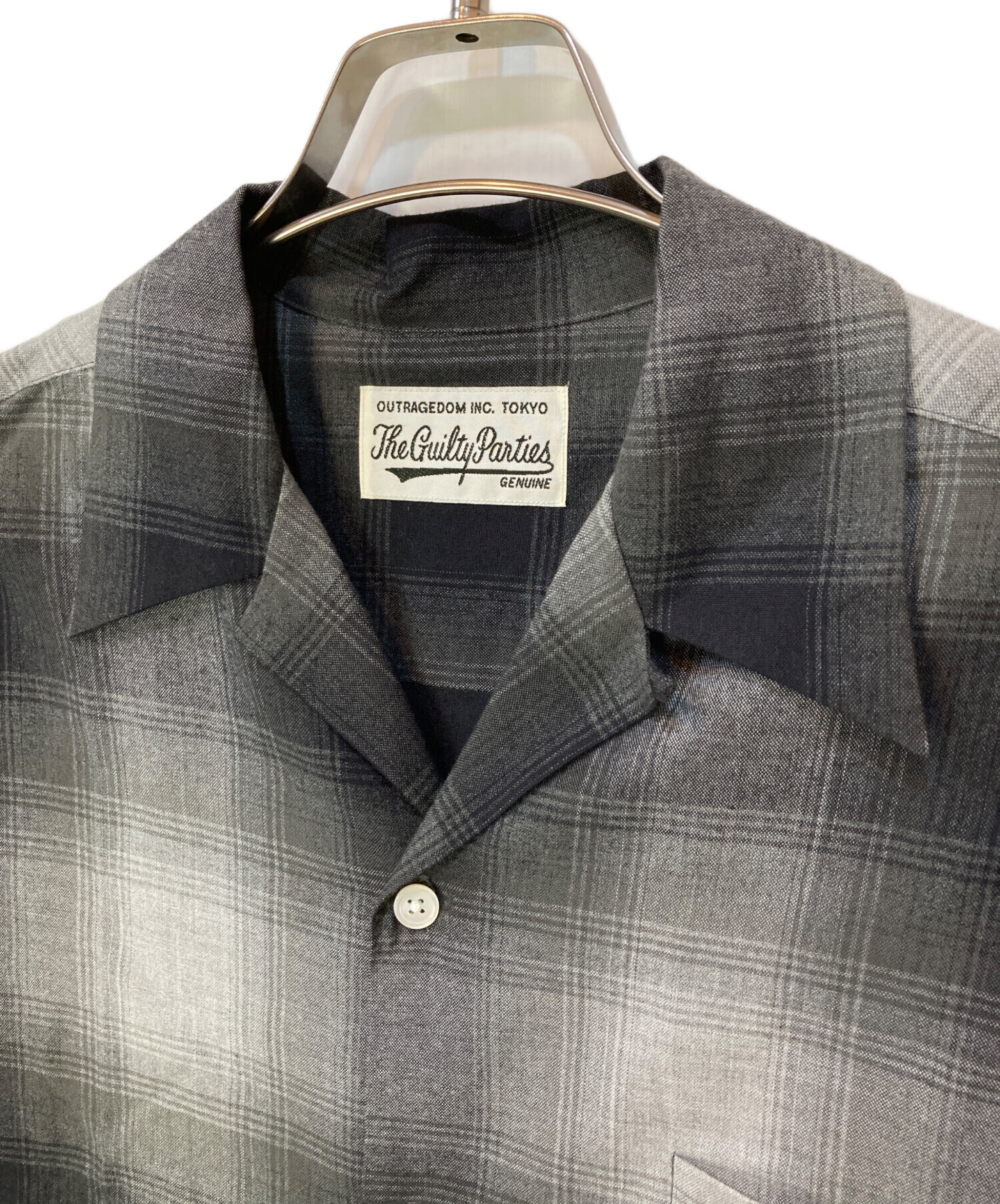 中古・古着通販】WACKO MARIA (ワコマリア) OMBRE CHECK OPEN COLLAR