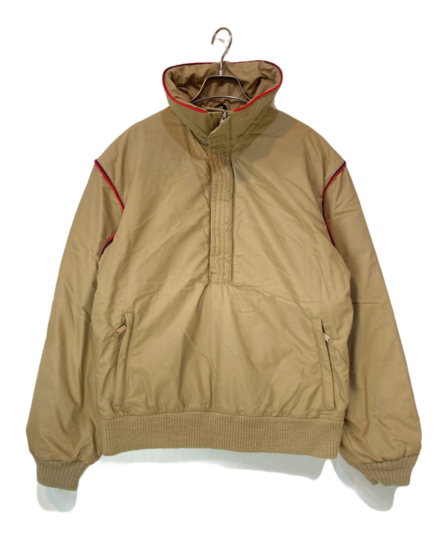Eddie Bauer ハーフジップダウンジャケット 黒タグ - Eddie Bauer 80