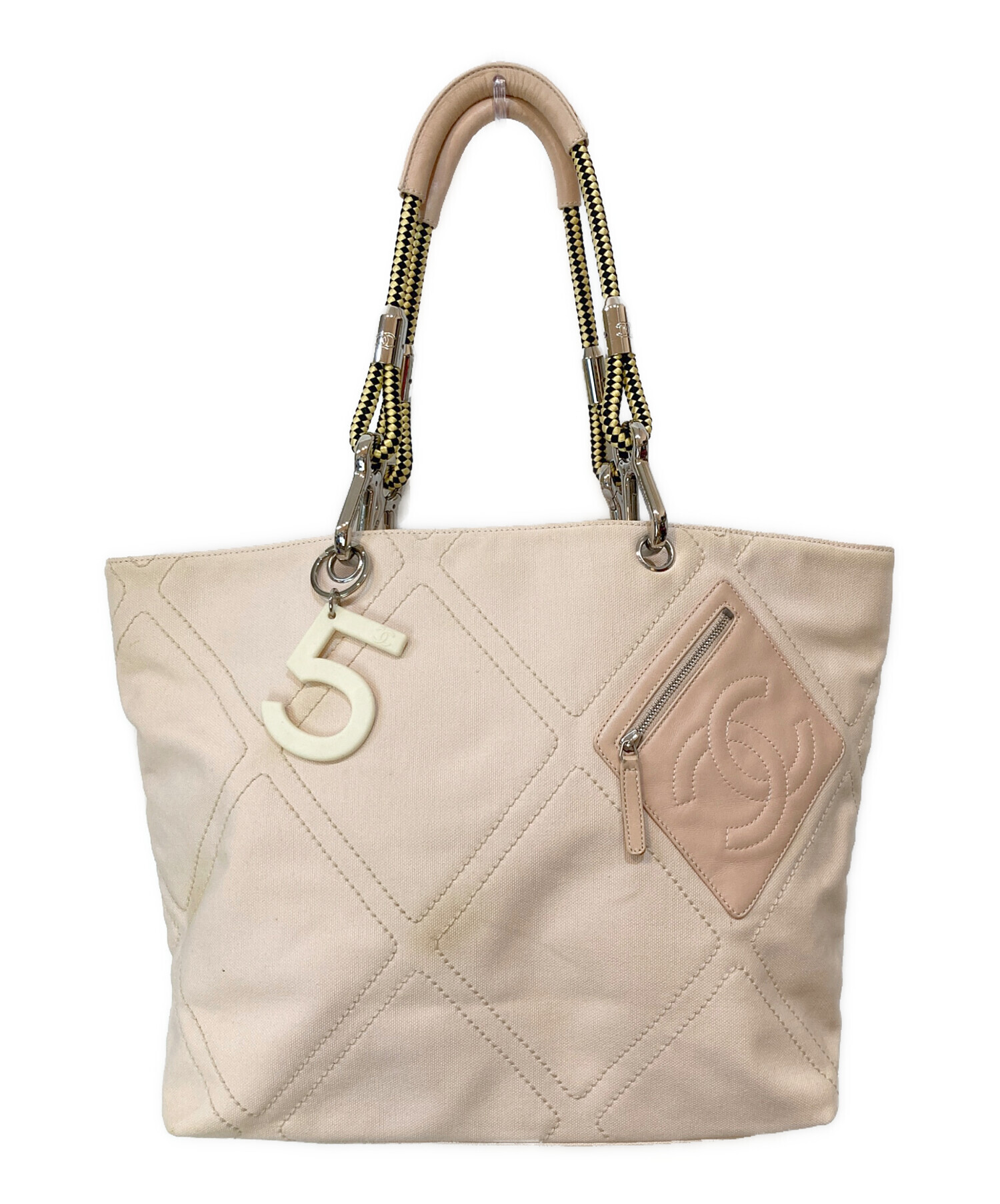 中古・古着通販】CHANEL (シャネル) No.5 ココマーク ロープ トート 