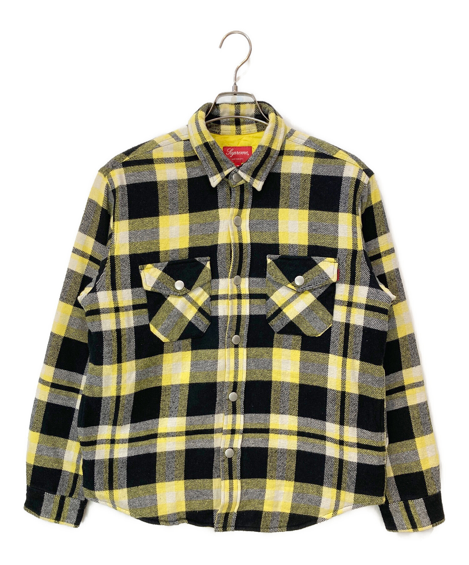 Supreme Arc logo quilted flannel shirt 【公式通販】