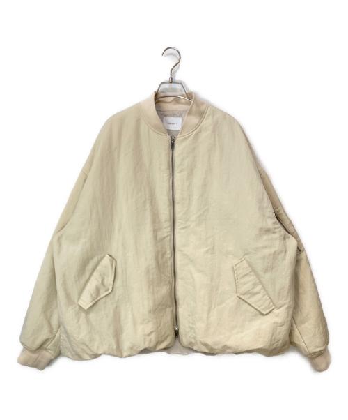 DISCOAT ユニセックス メモリーボンバーブルゾン アイボリー